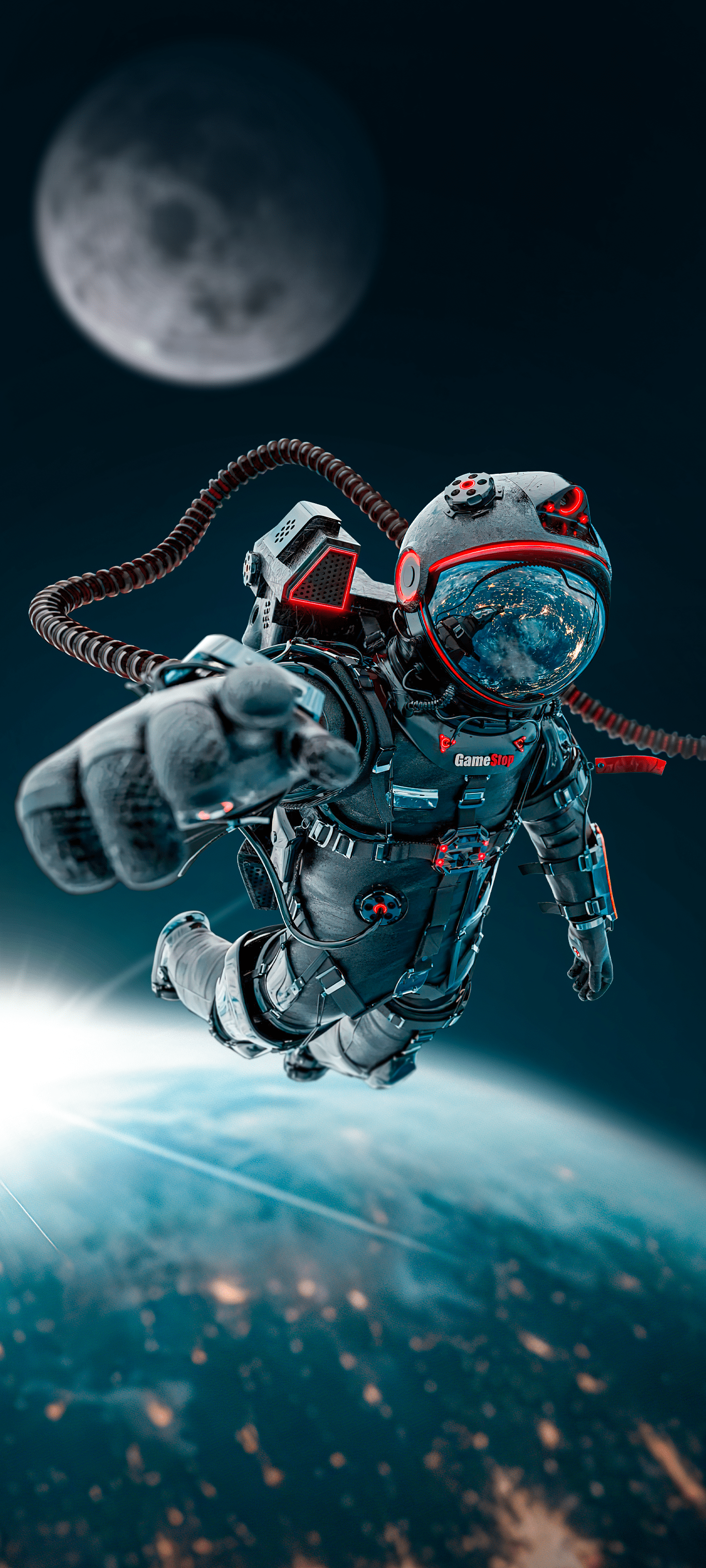 1440x3200 GameStop NFT wallpaper