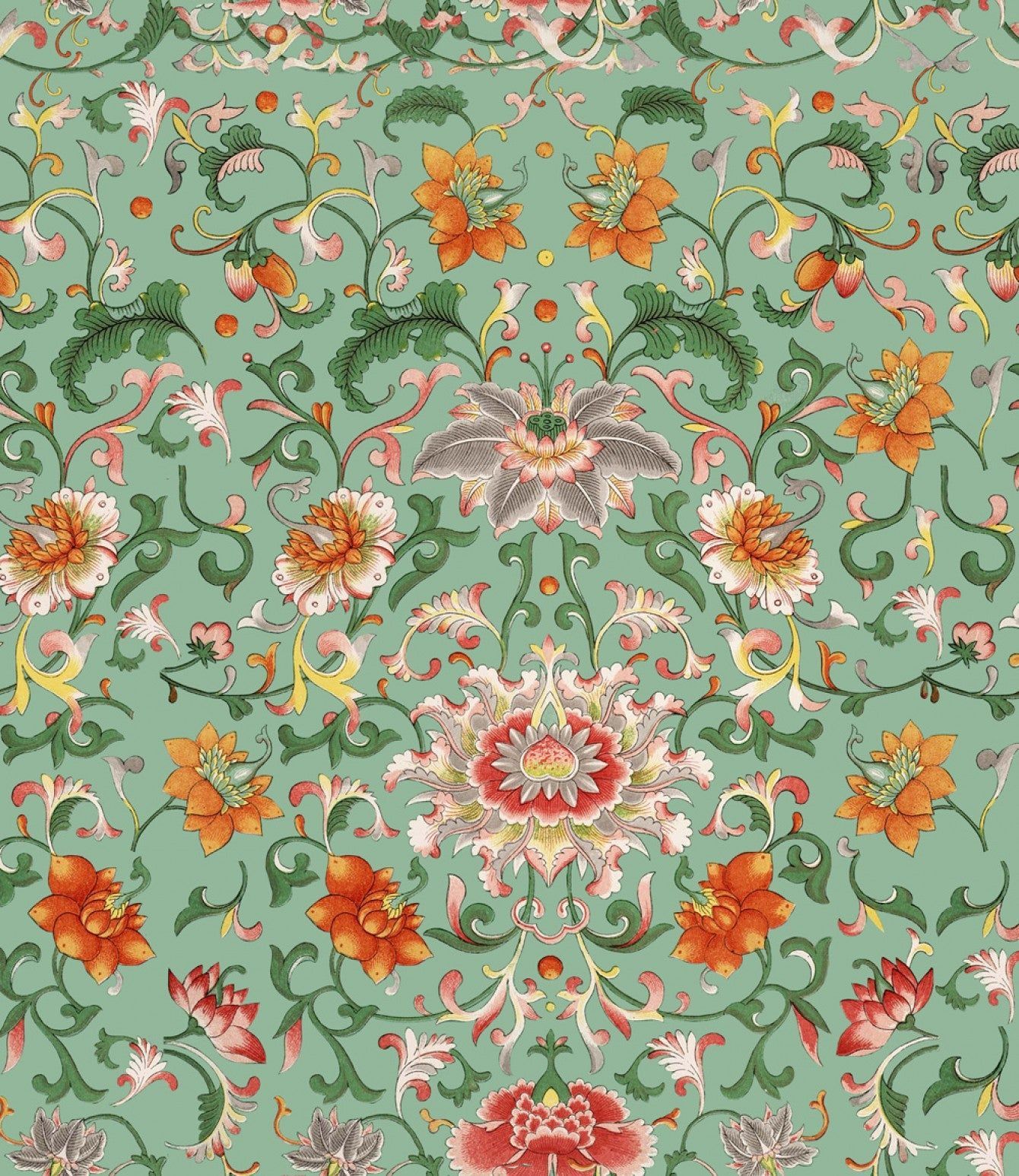 1340x1546 Shop Sample Chinese Floral Wallpaper