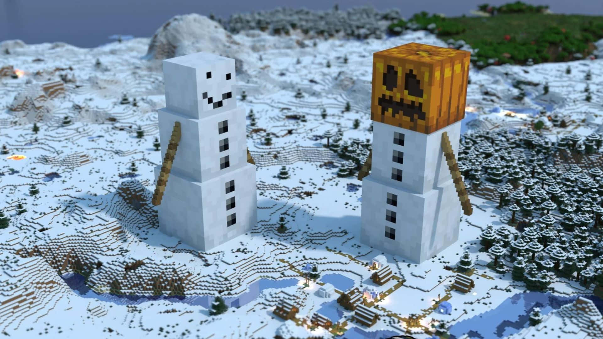1920x1080 snowy landscape Wallpaper