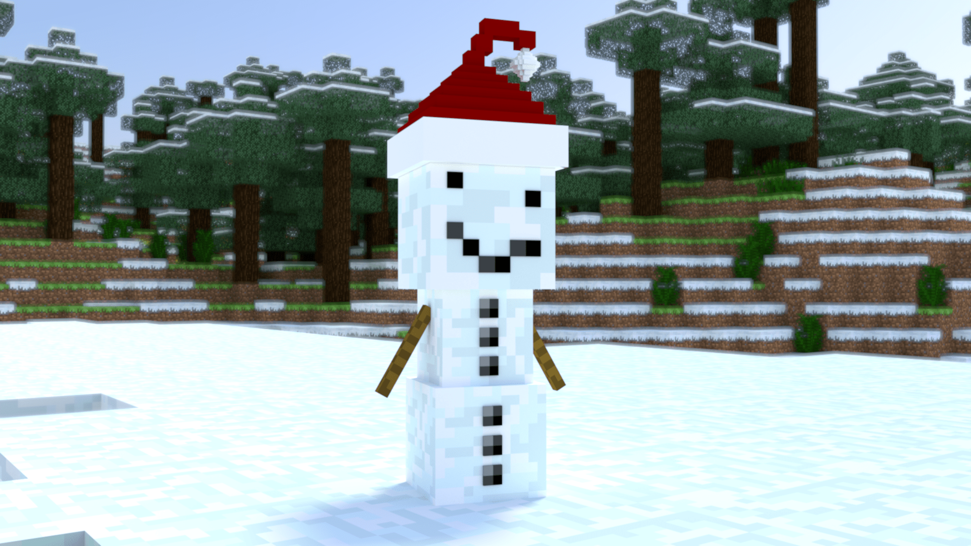 1920x1080 Baby Snowman Wallpaper