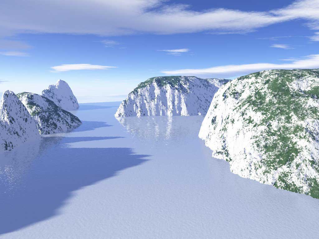 1024x768 Nature Snow Wallpaper​