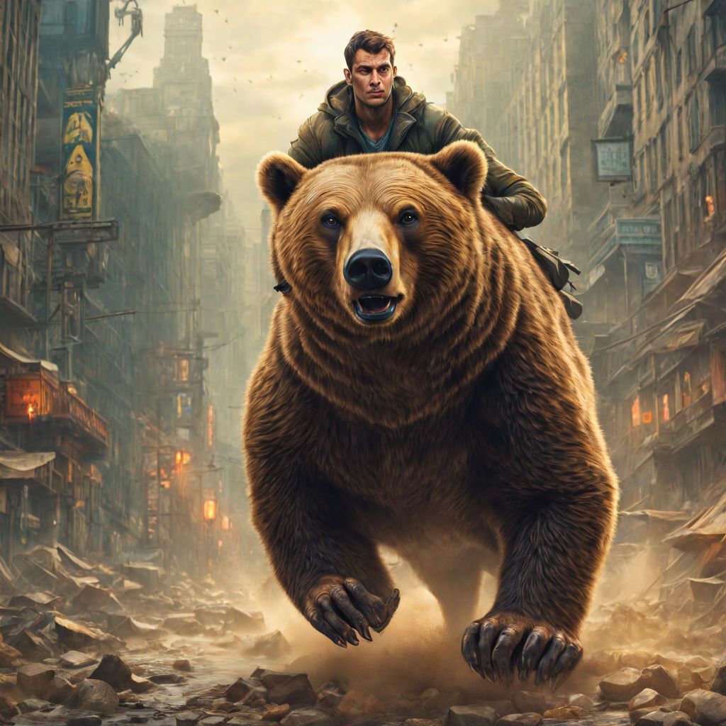 1024x1024 A gigantic Russian bear
