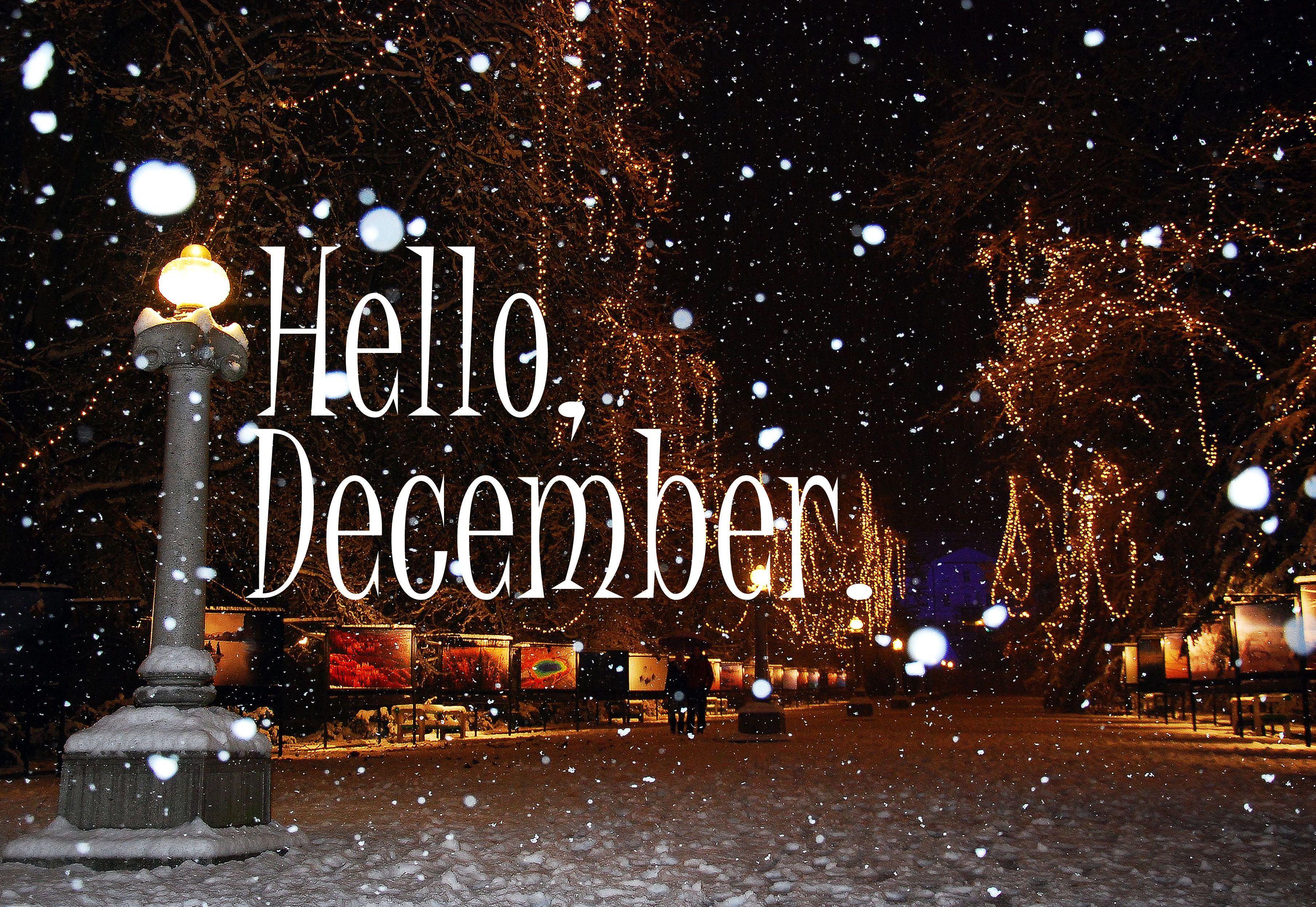 Hello December Wallpapers Top Free Hello December Backgrounds