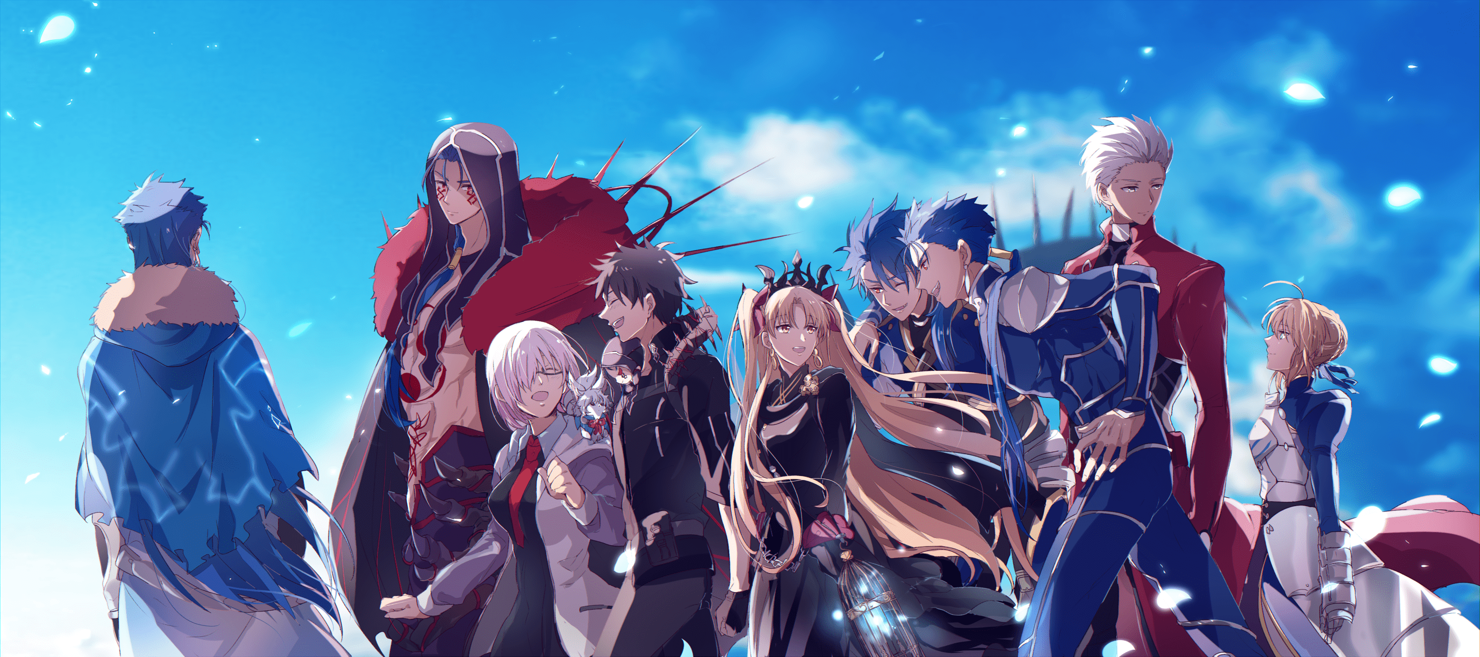 3000x1332 Lancer (Fate Stay Night), Caster (Cú