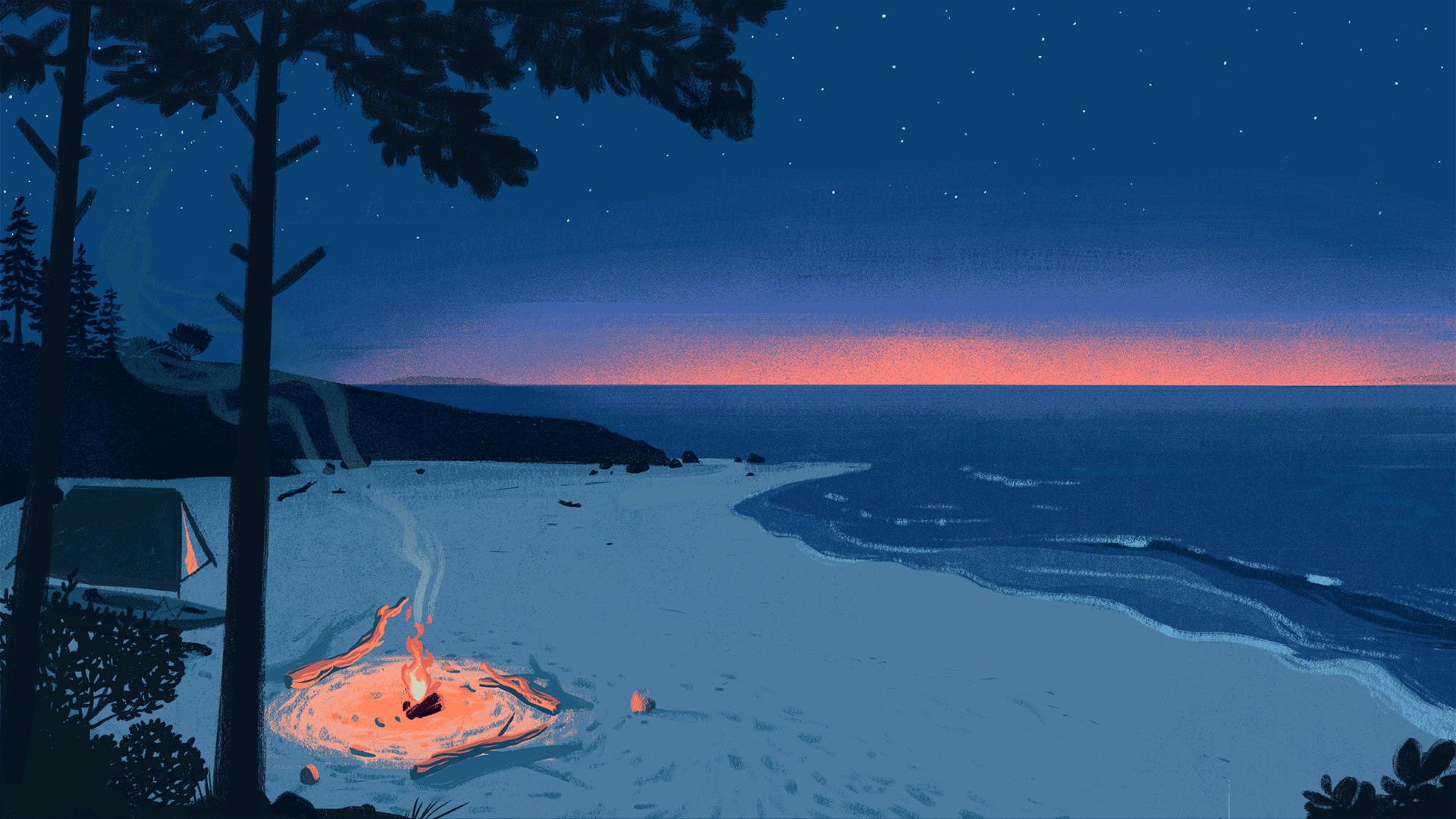 1920x1080 Chill Lofi Background Wallpaper Full HD