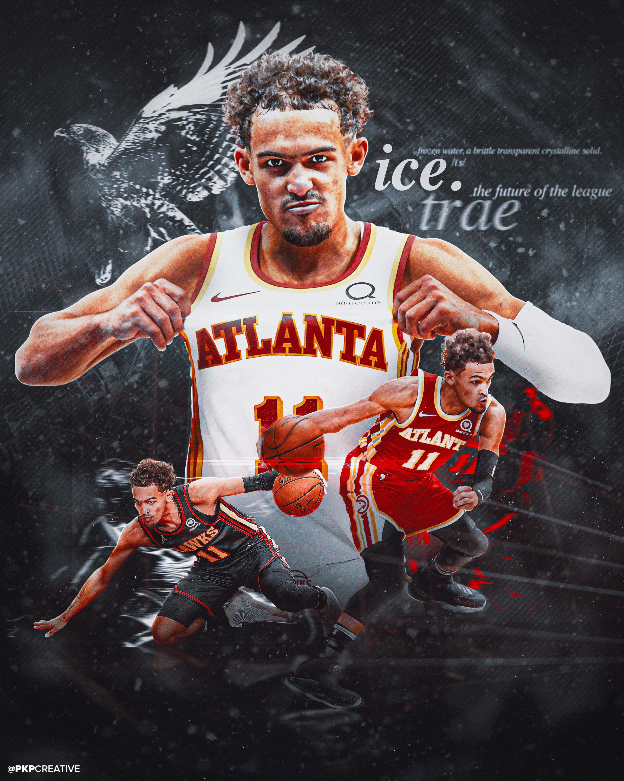 2400x3000 Trae Young Fan Art Poster / Wallpaper