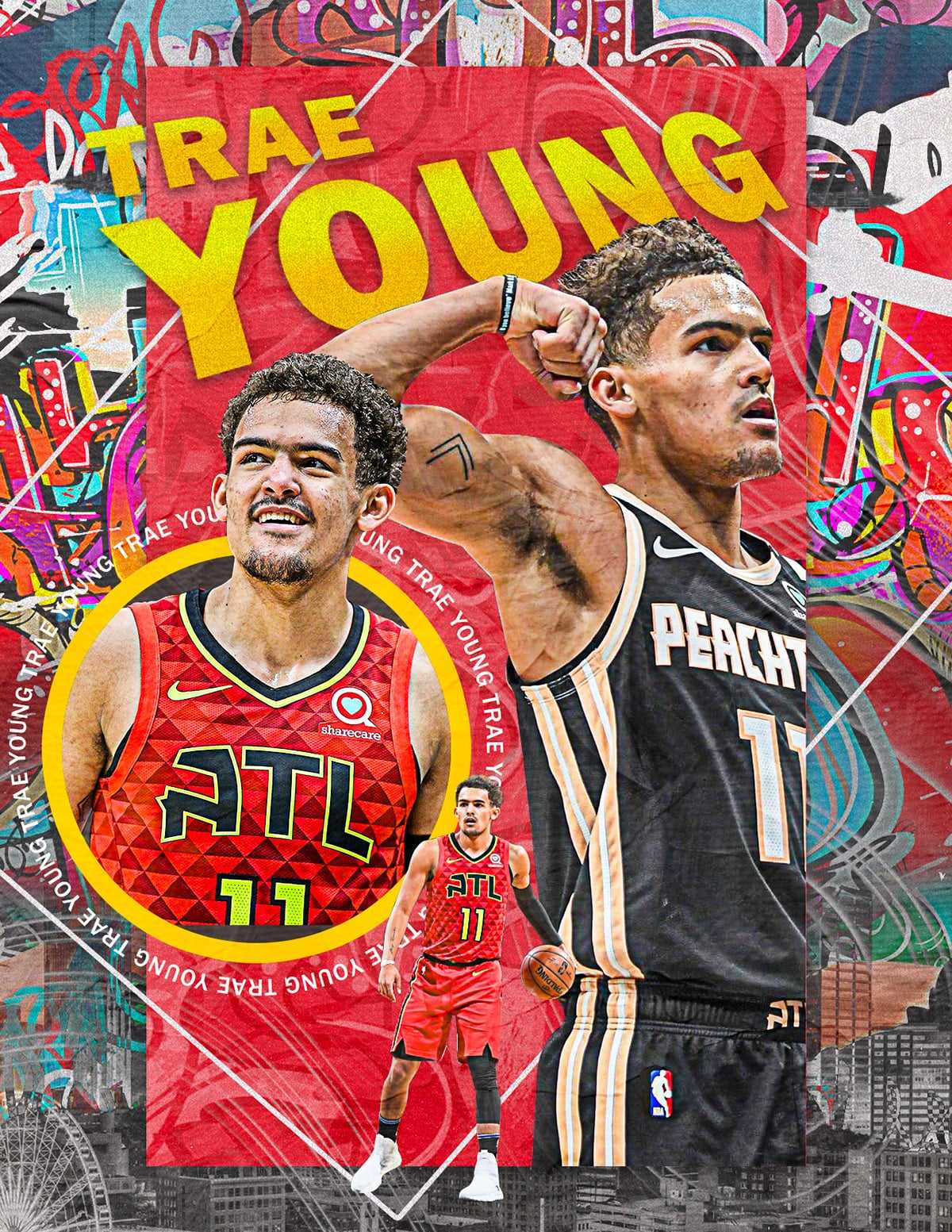 1200x1553 Trae Young Wallpaper