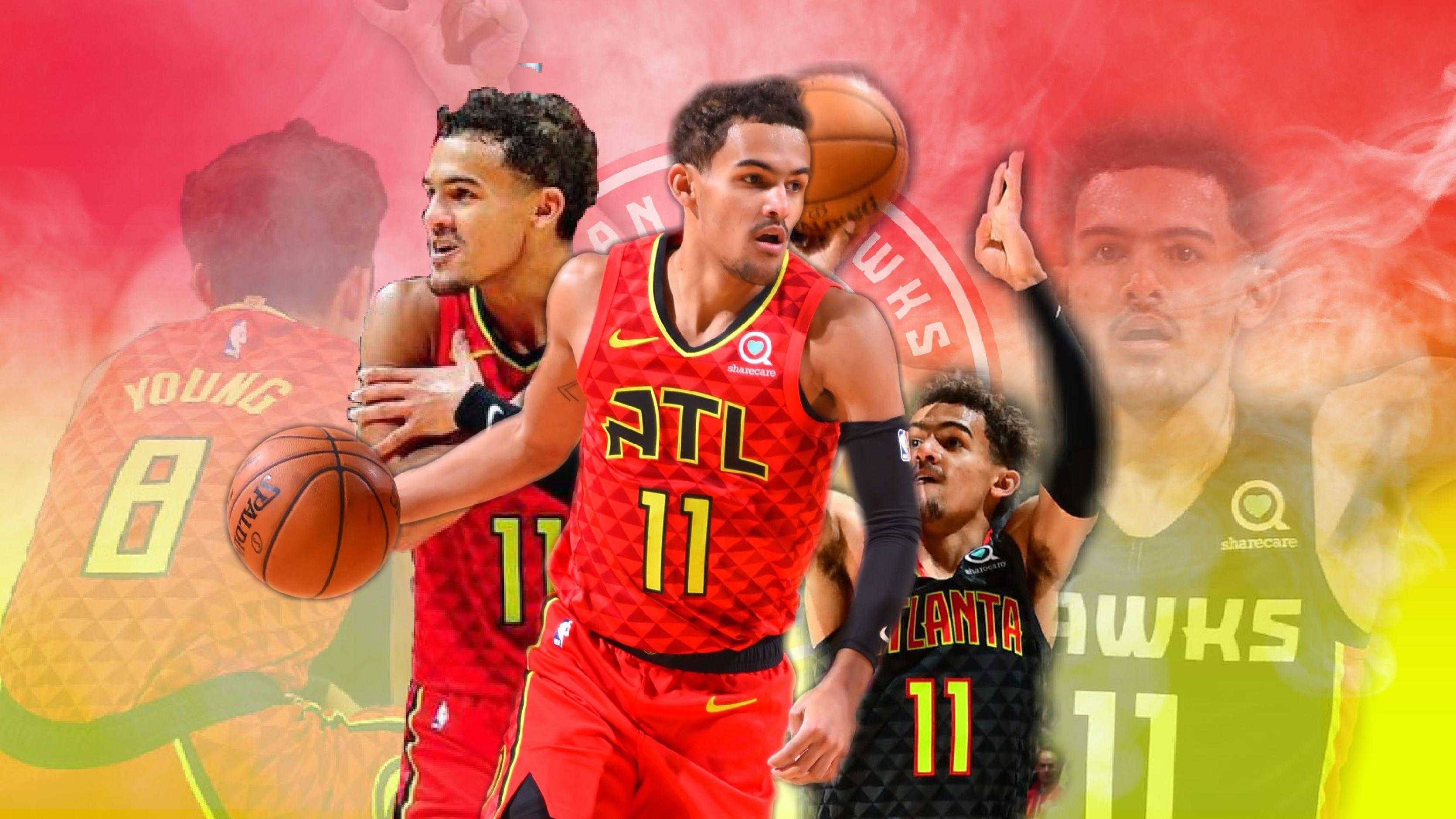 3340x1879 Desktop Trae Young Wallpaper