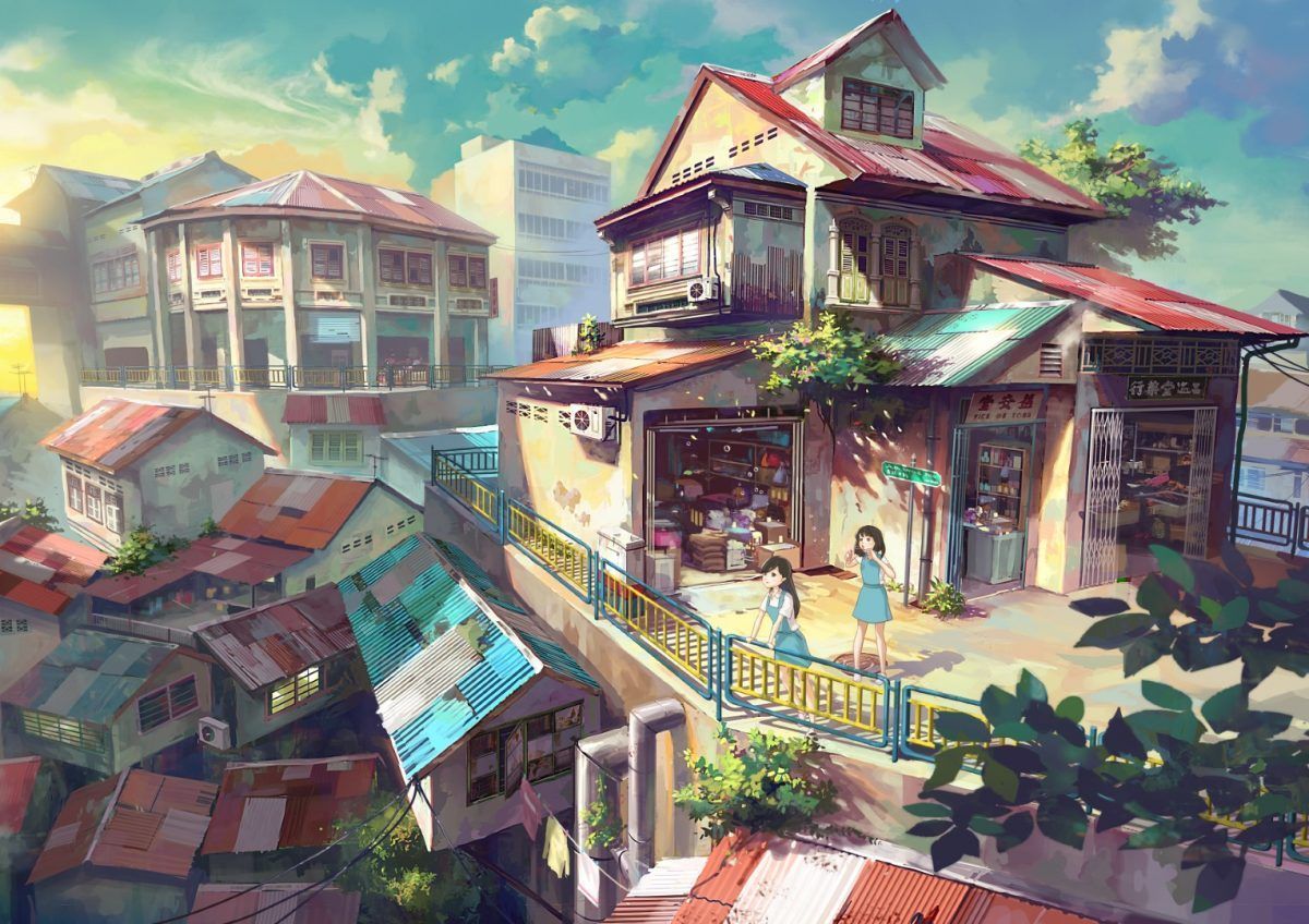 1200x848 Artistic Look at a Bygone Malaysian Era
