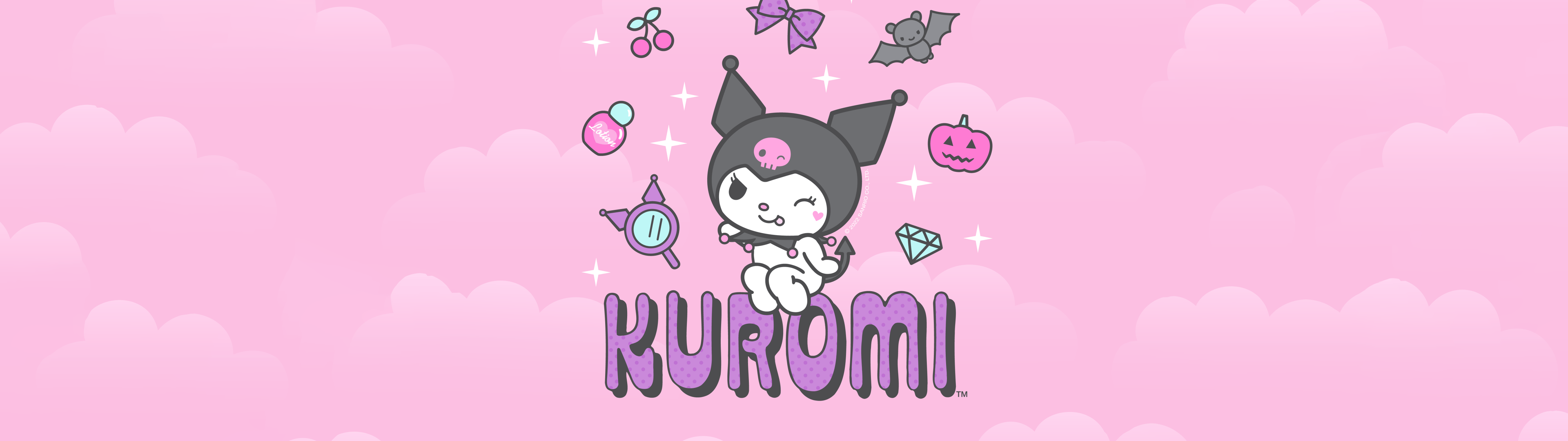 3840x1080 Kuromi Wallpaper 4K, Cartoon, Hello Kitty