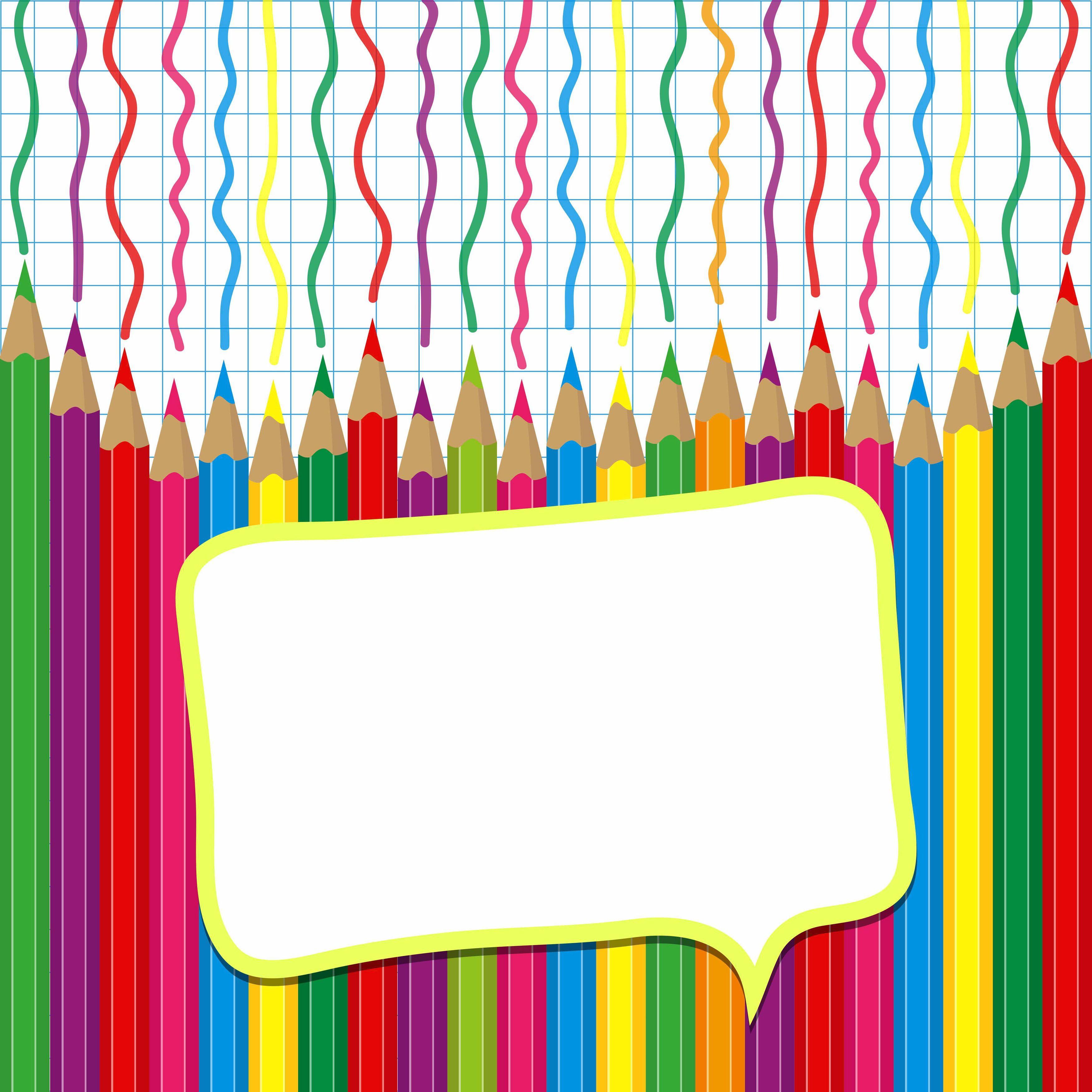 3500x3500 School Pencils Wallpaper