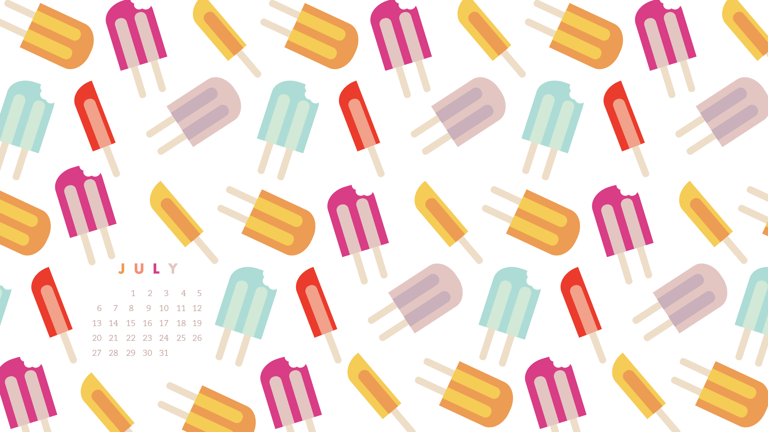 2560x1440 July 2014 Desktop (and iPhone!) Wallpaper!. Nicole's Classes