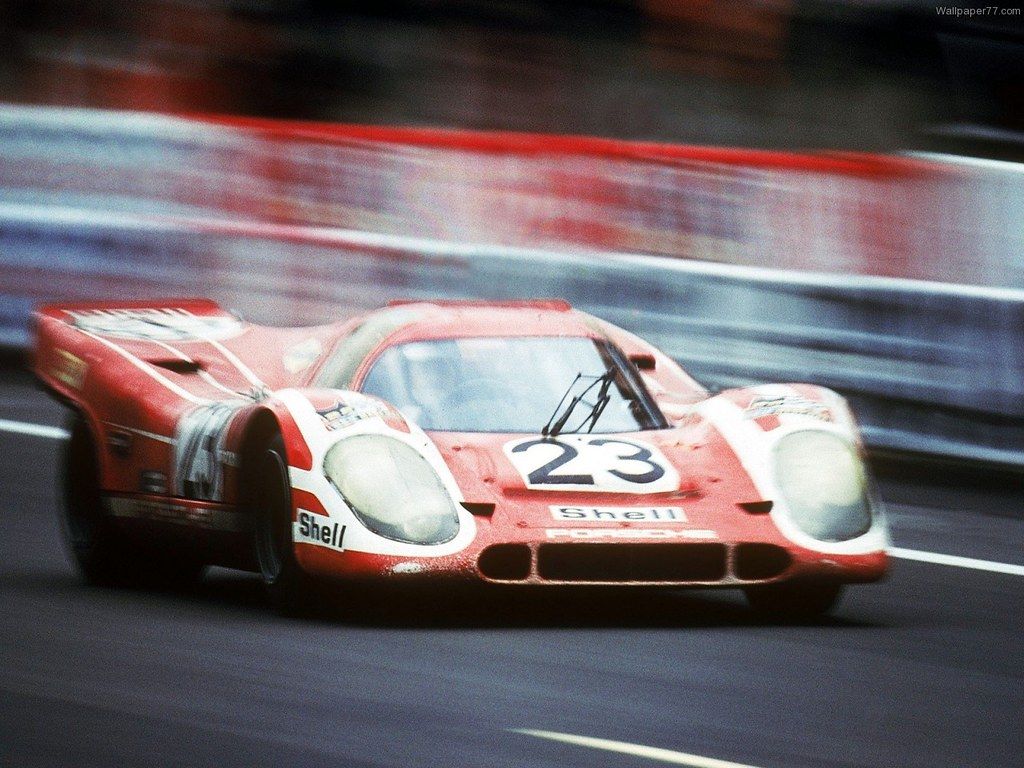 1024x768 Porsche 917 Le Mans Race Car Wallpaper