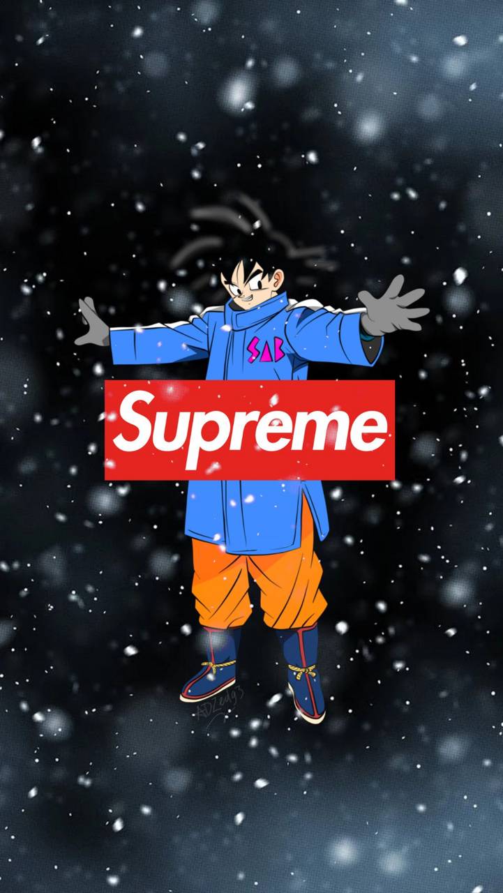 721x1280 Supreme Goku wallpaper