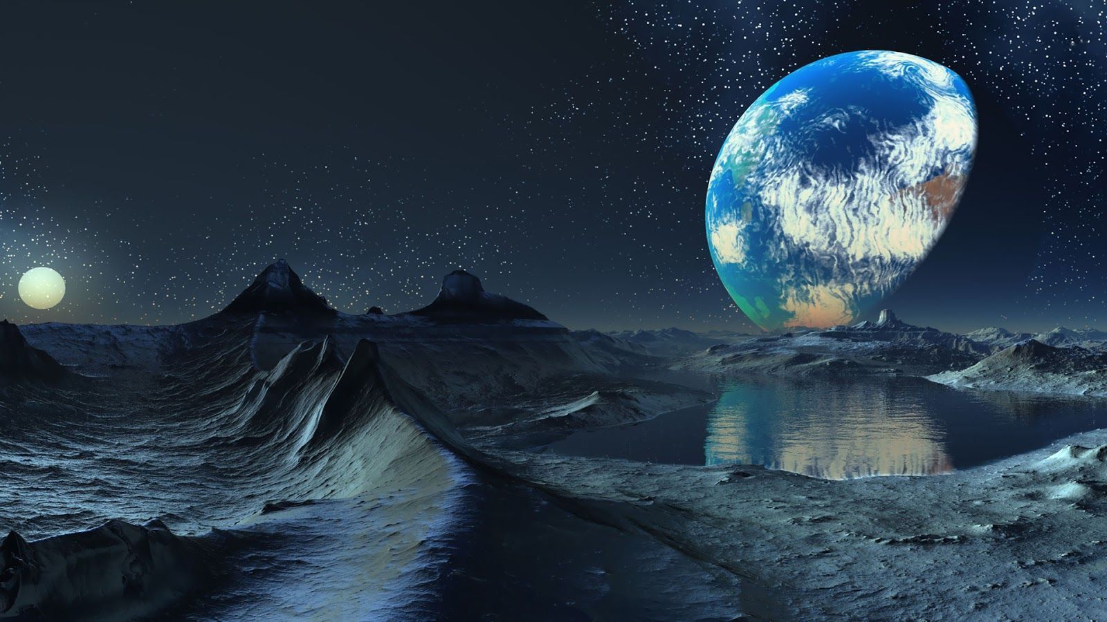 1600x900 Wallpaper Science Fiction Planet