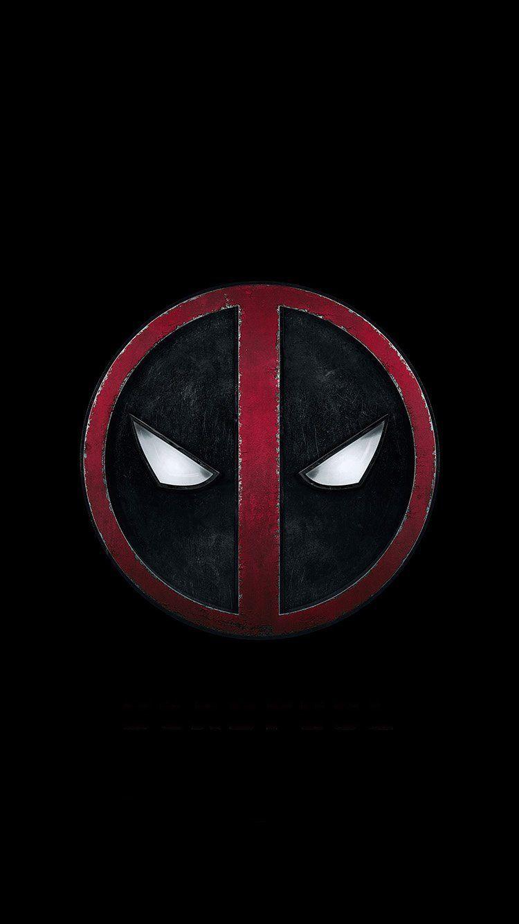 750x1334 Deadpool Art Logo Hero. Wallpaper. Deadpool Wallpaper