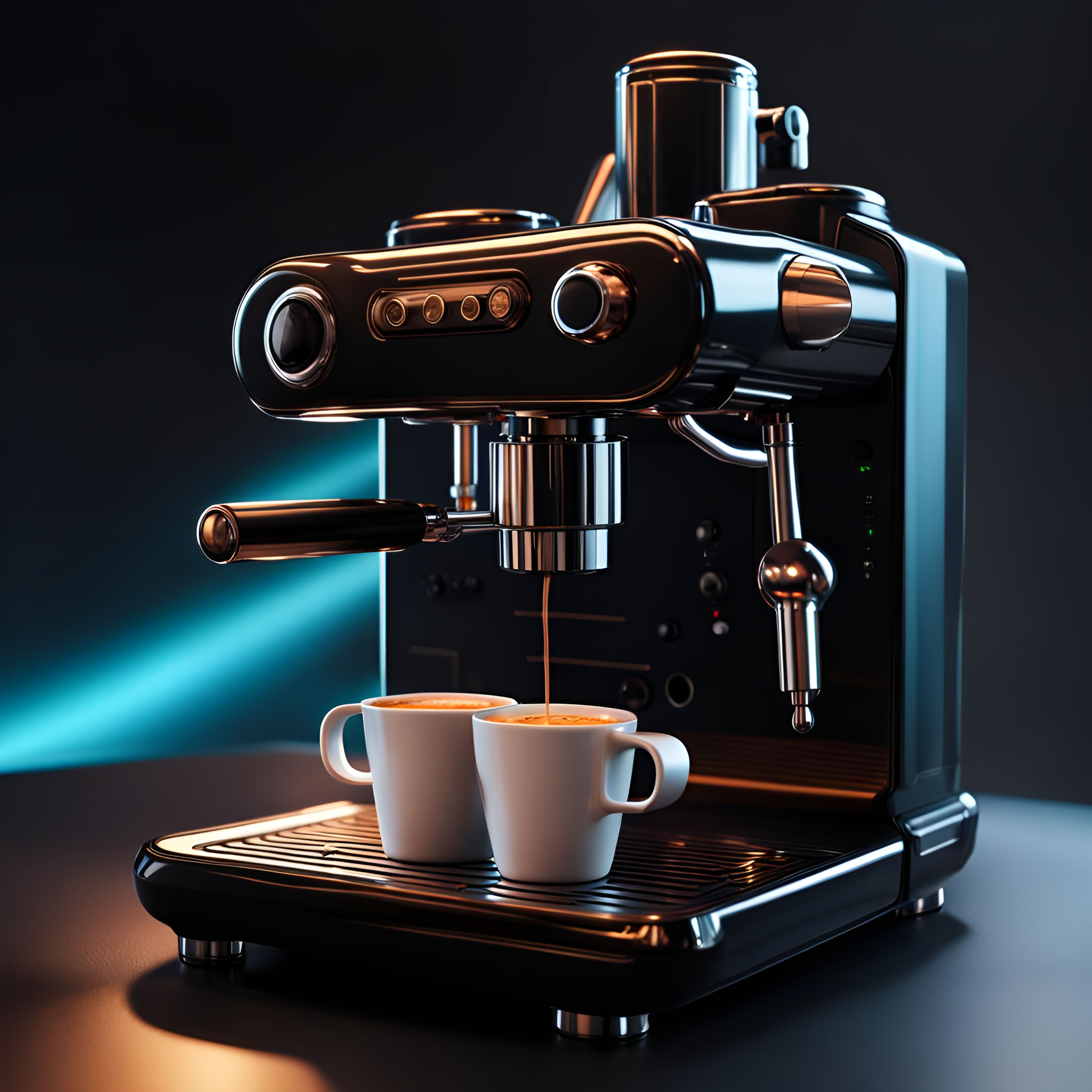 8000x8000 Futuristic Espresso machine