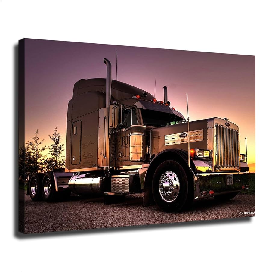 894x903 Truck Canvas Art Poster and Wall Art