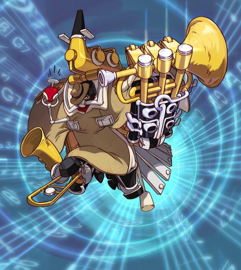 844x946 Skullgirls, Big band skullgirls, Big band