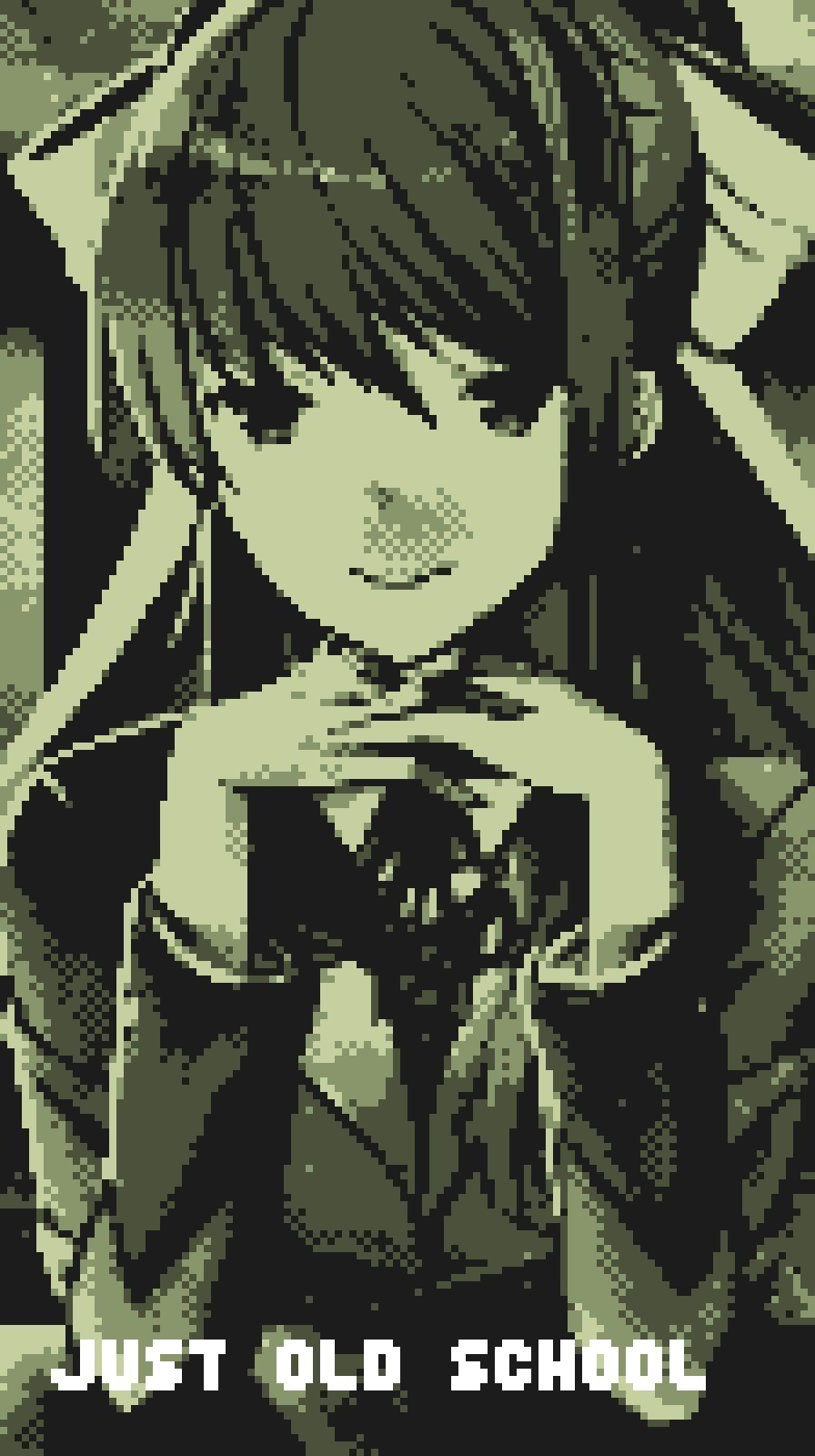 896x1600 just old school phone wallpaper for the retro fans + ddlc