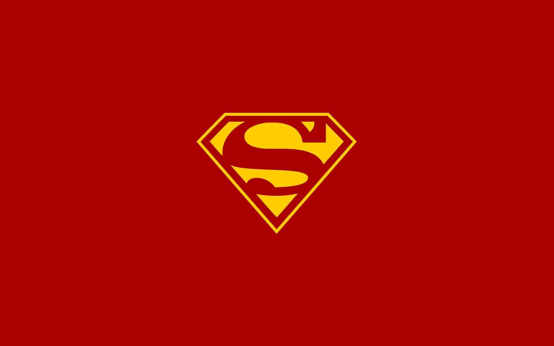 1920x1200 Red dc truyện tranh siêu nhân siêu anh hùng logo hình nền đơn giản