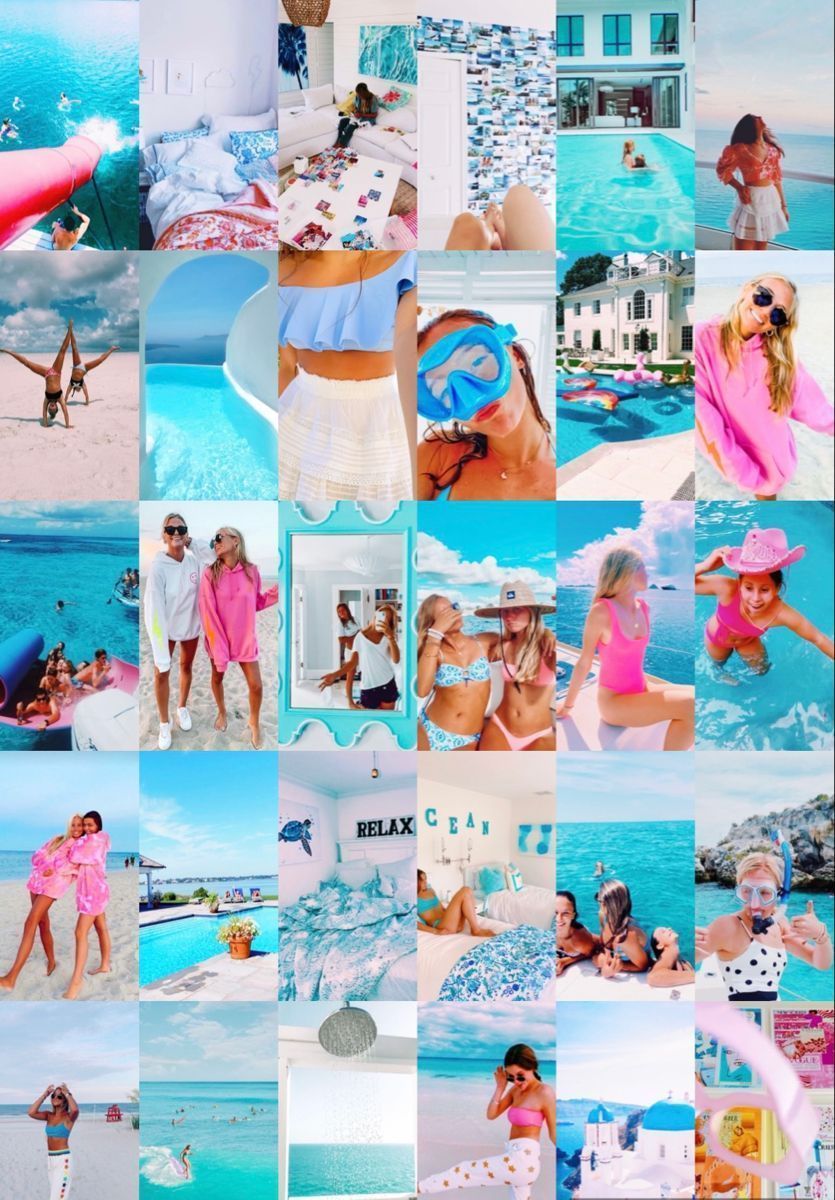 835x1200 Beach Preppy Wallpaper