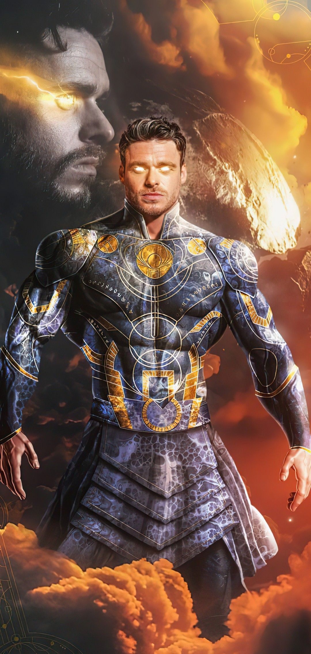 1080x2270 Ikaris in Eternals (2021) Phone