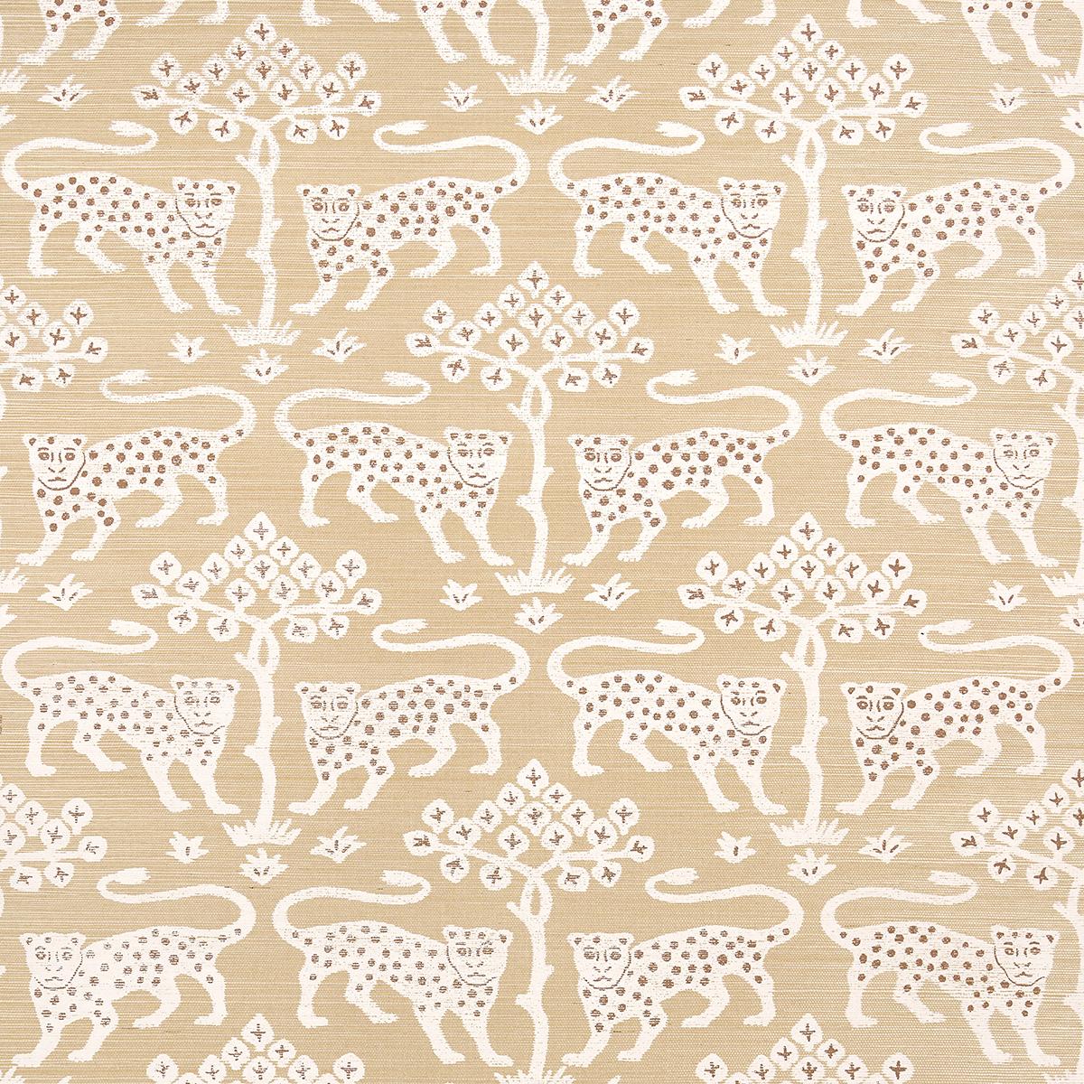 1200x1200 Schumacher Woodland Leopard Sisal