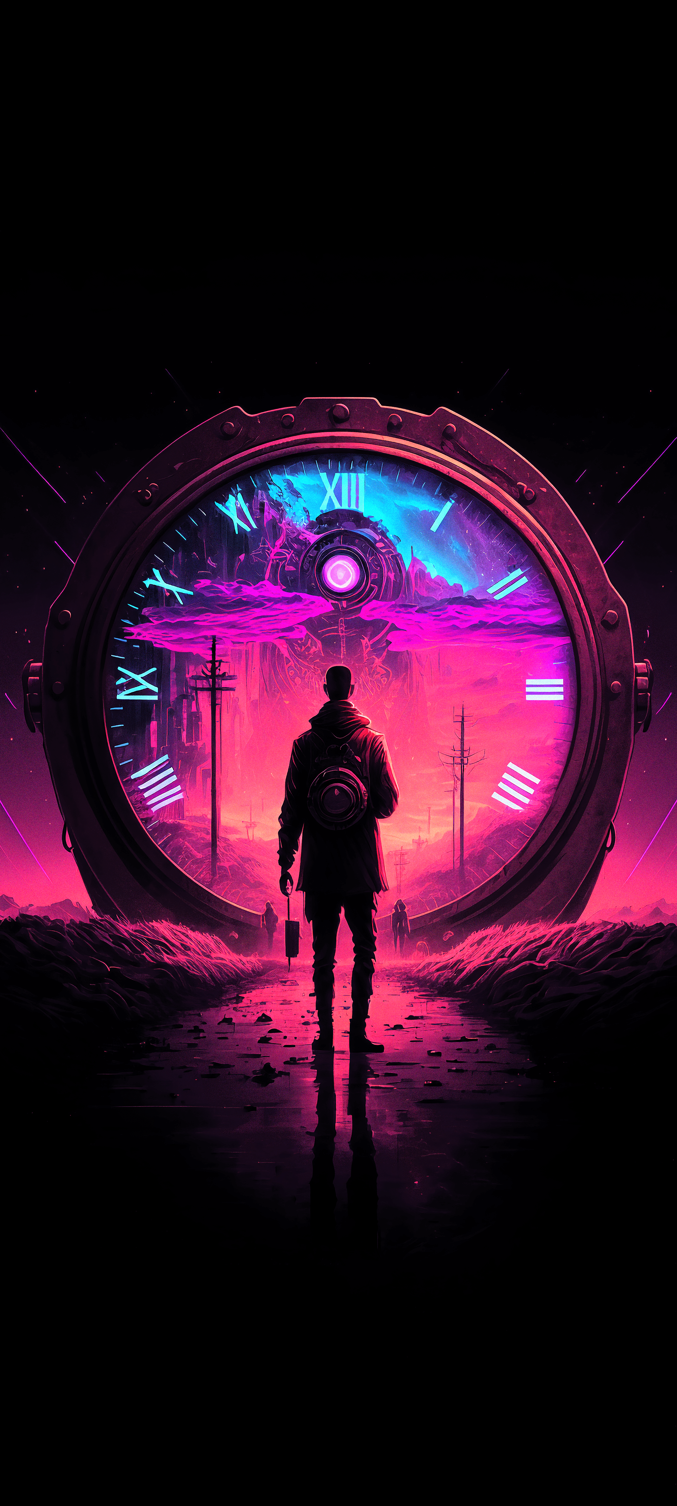 2160x4801 time travel wallpaper
