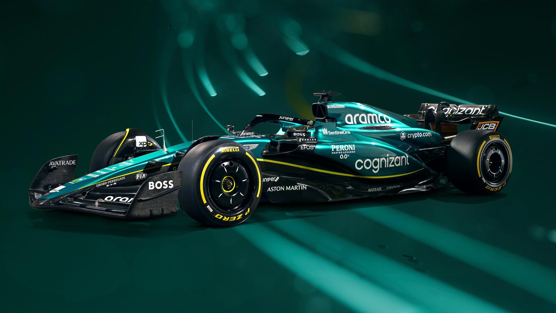 1920x1080 AMR23 F1 car at Silverstone launch