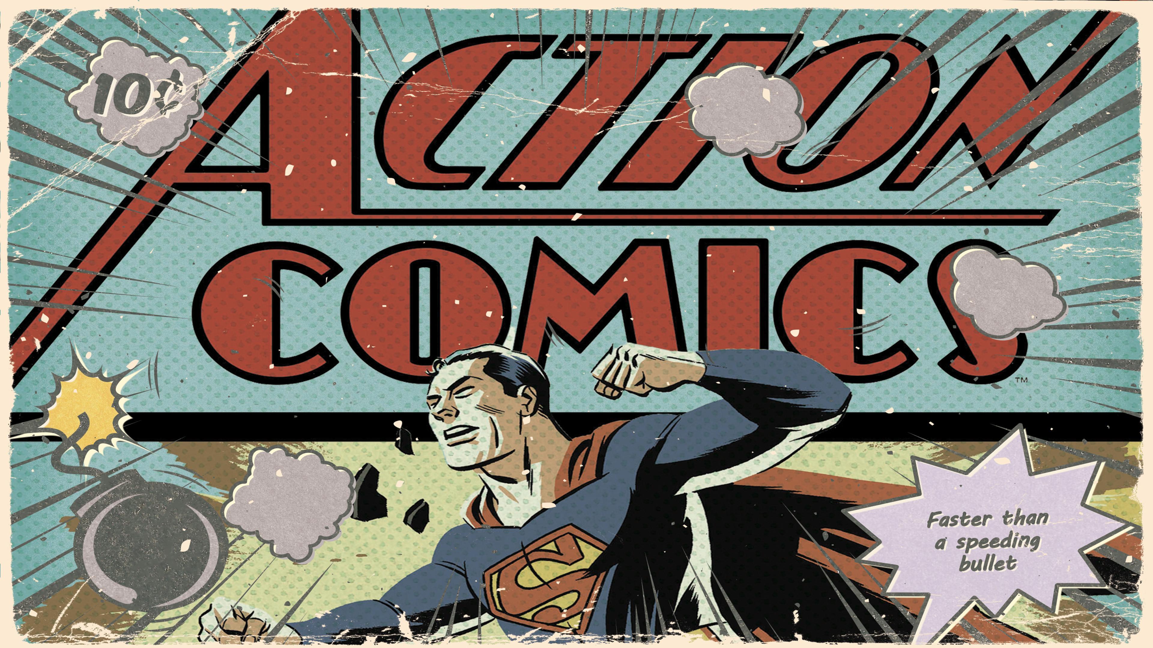 3840x2160 comic 4K wallpaper for your desktop or mobile screen free