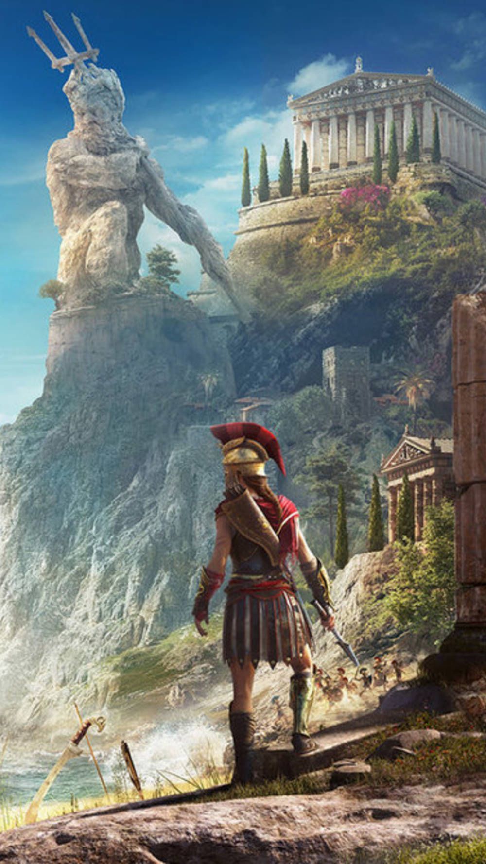1000x1778 Parthenon Odyssey iPhone Wallpaper