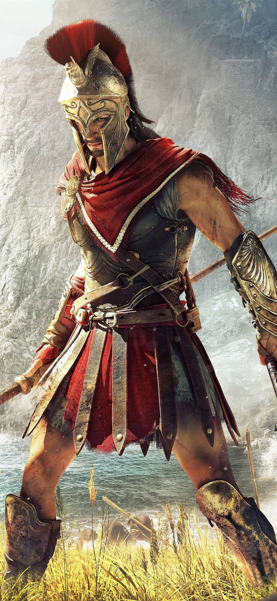 887x1920 Alexios From Odyssey iPhone Wallpaper