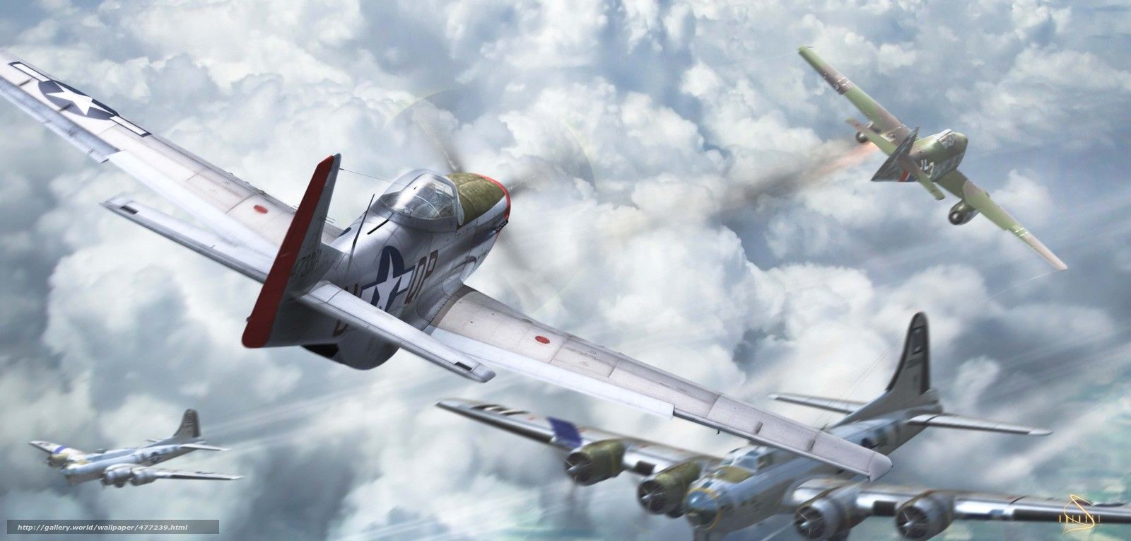 1600x765 Download wallpaper plane, impact
