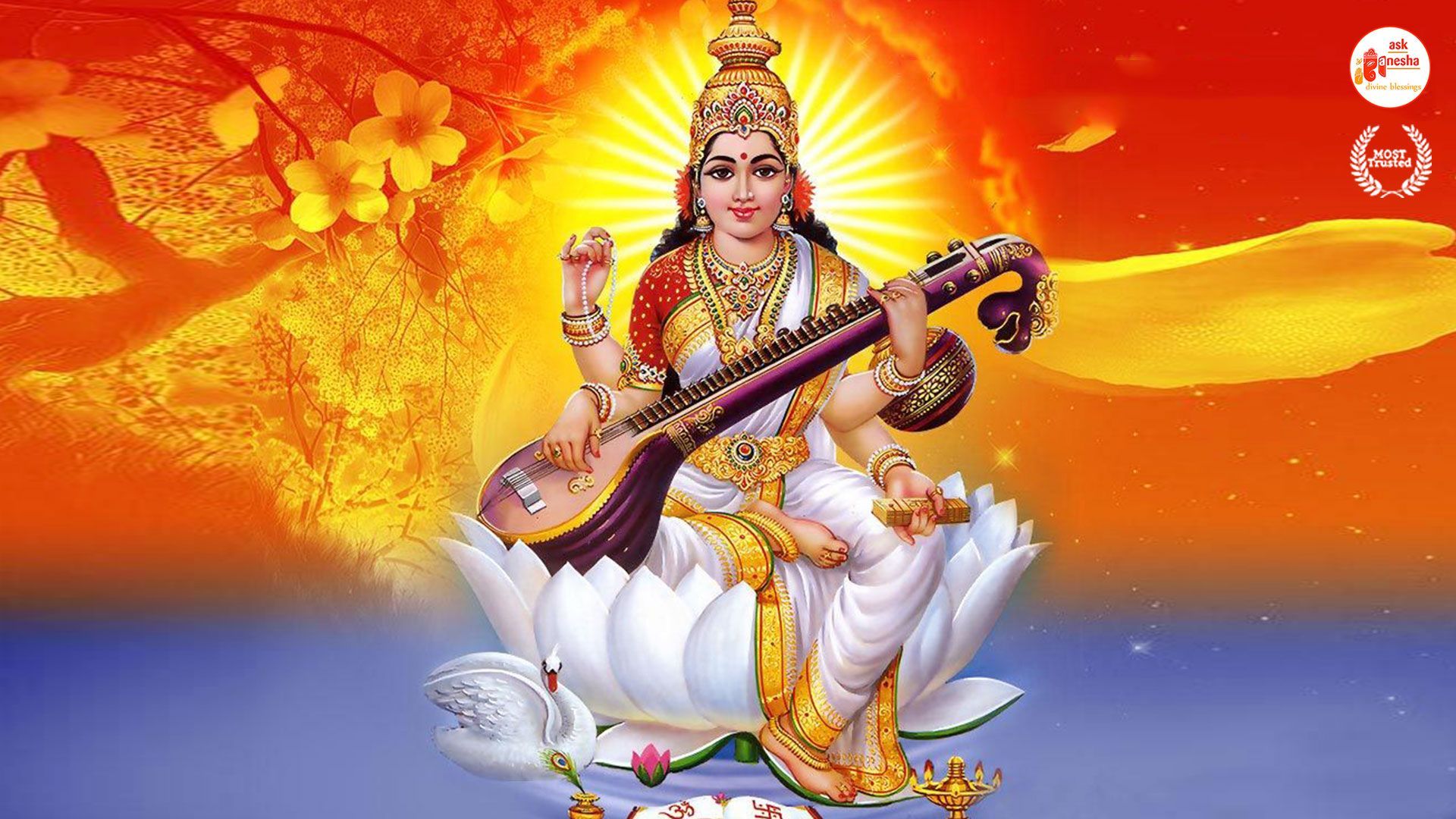 Saraswathi Devi Wallpapers Top Free Saraswathi Devi Backgrounds Wallpaperaccess