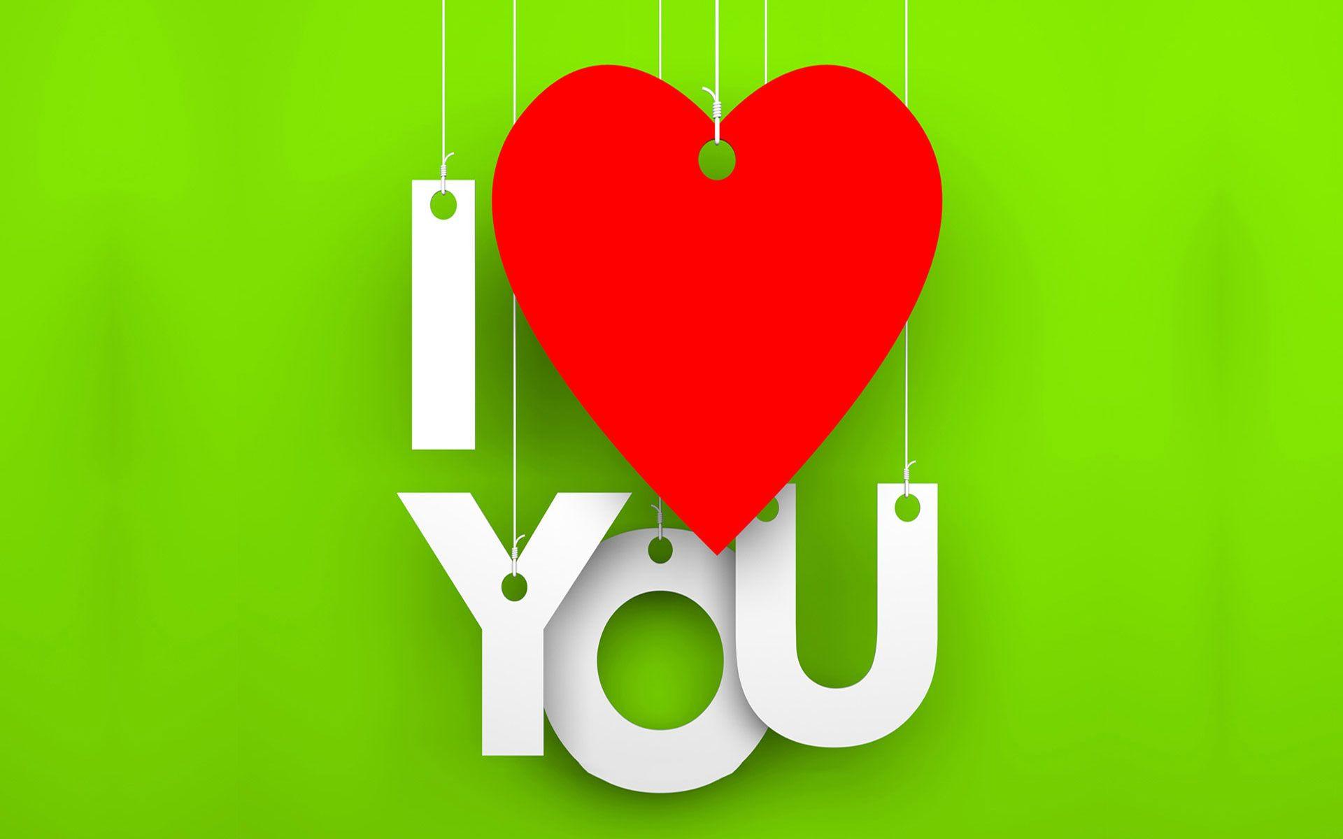 1920x1200 Hd i love you wallpaper Gallery