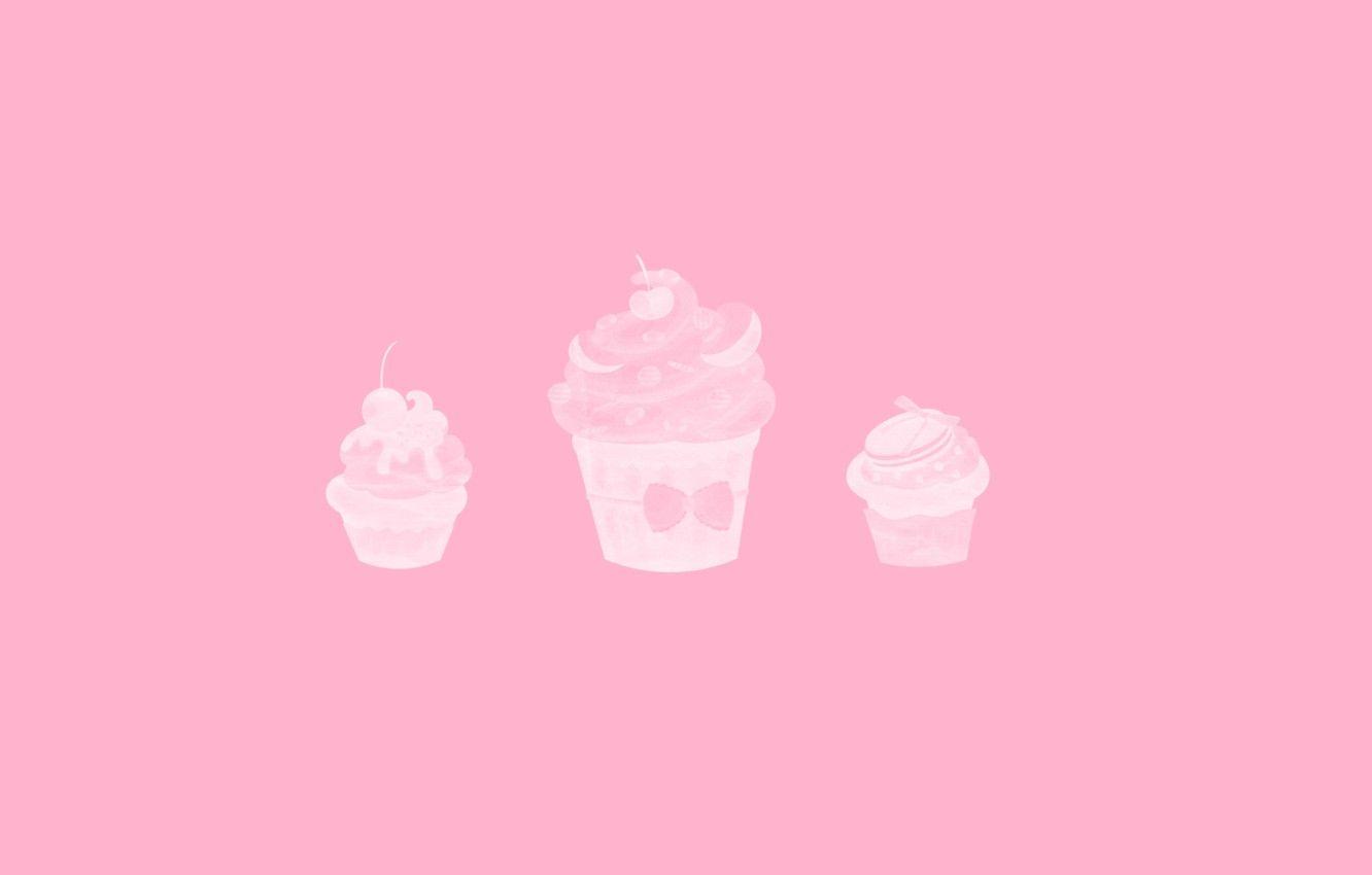 1332x850 Wallpaper minimalism, food, sweet, cupcake, cupcakes, cute