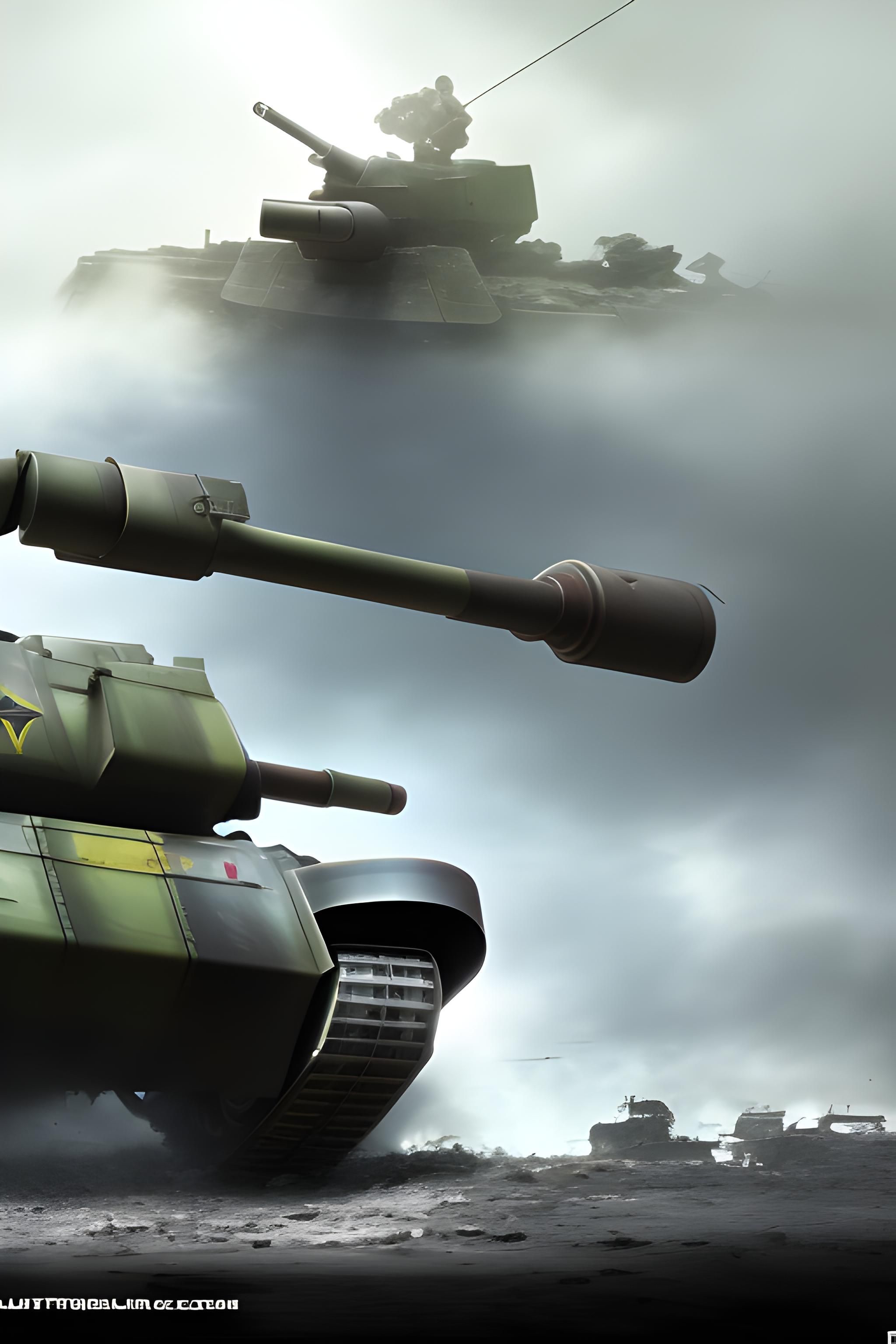 2048x3072 War thunder tank destroyed