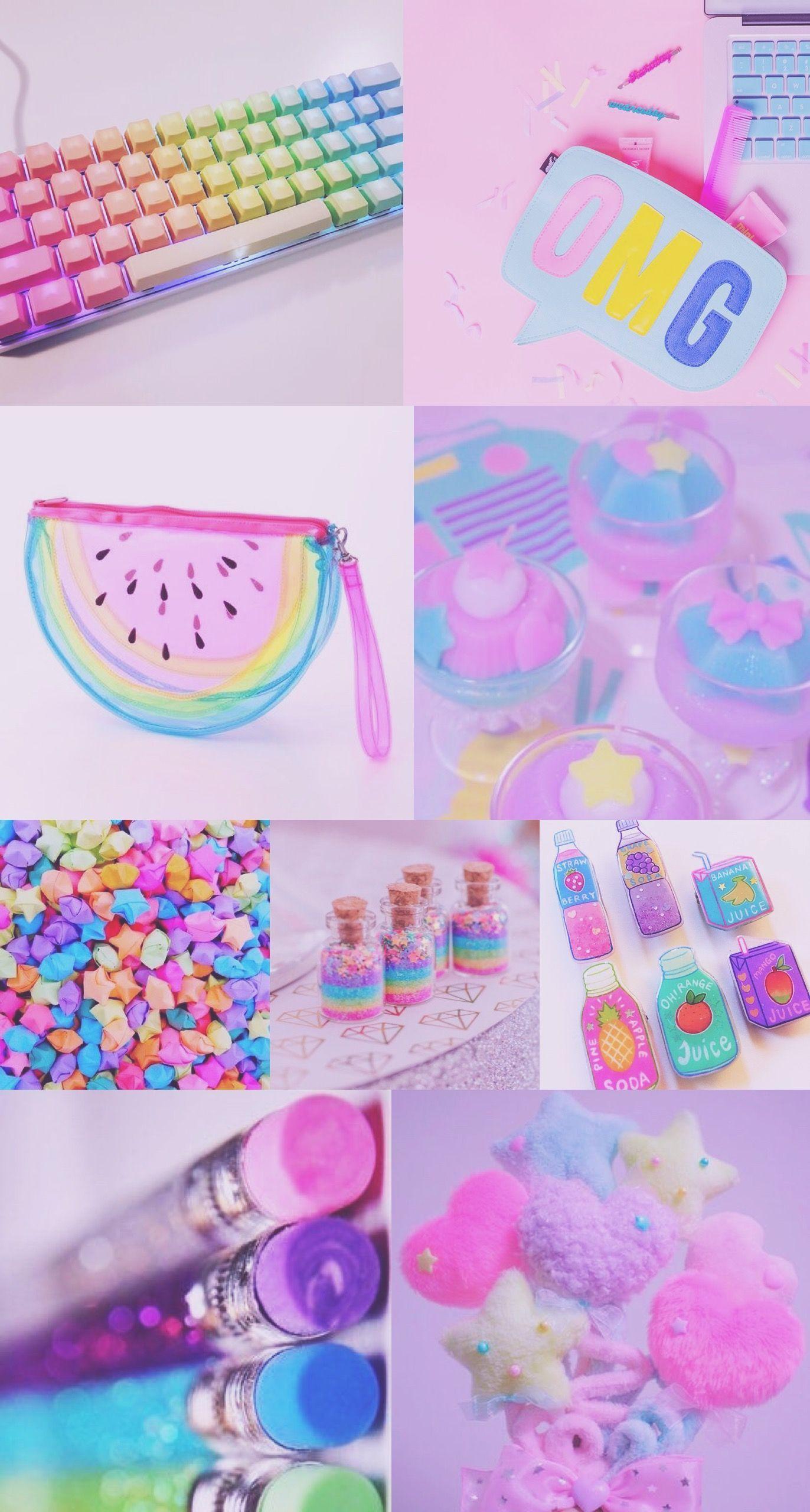 1372x2560 Wallpaper, background, iPhone, Android, hd, rainbow, pink, purple