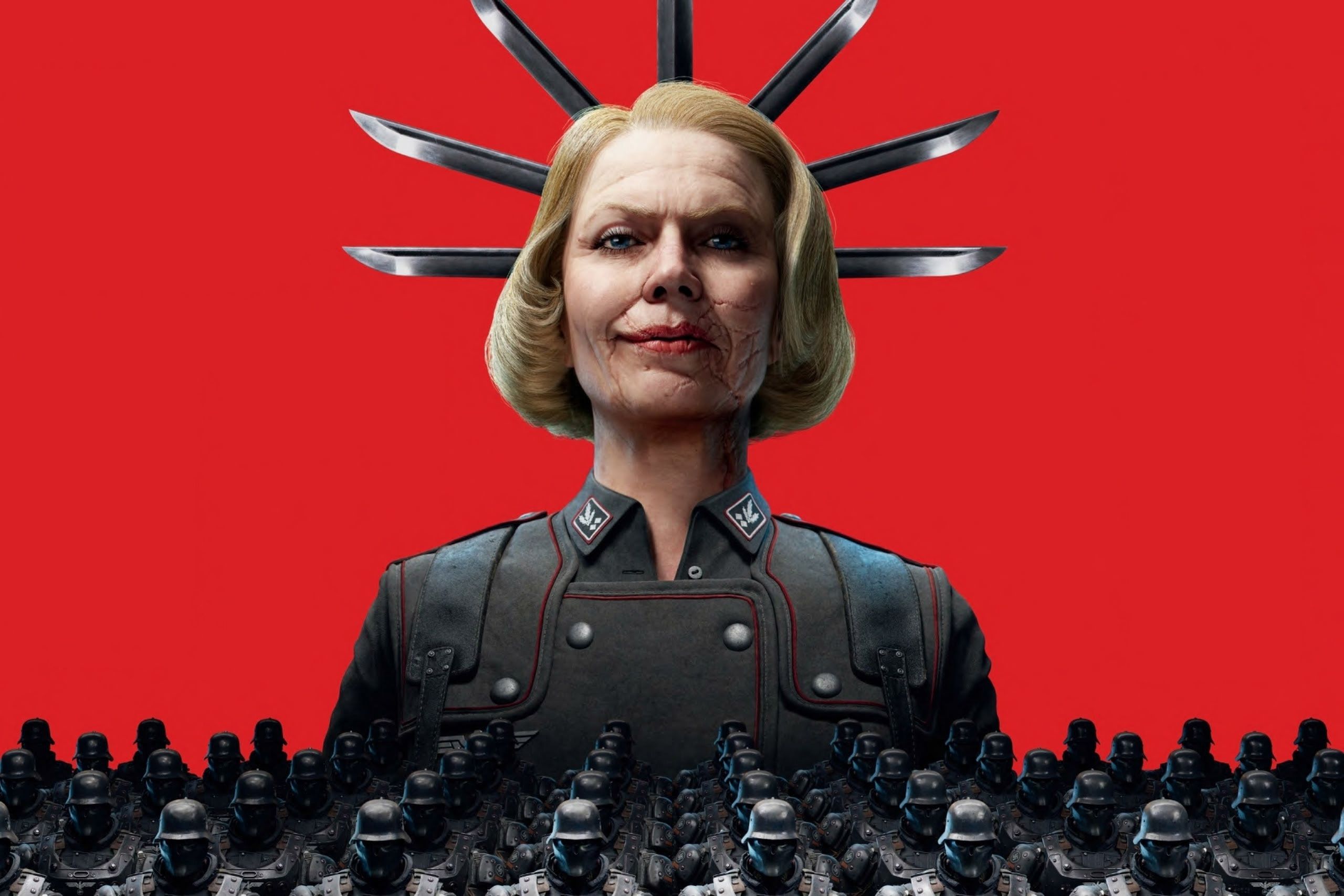 2560x1707 The New Colossus, Wolfenstein, villains