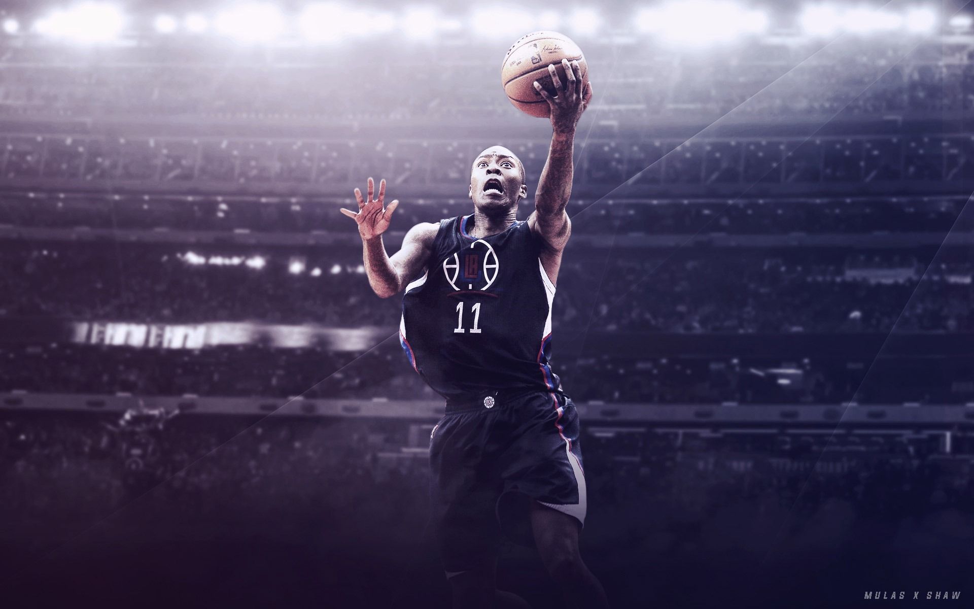 1920x1200 Jamal Crawford Clippers 2016 NBA Poster