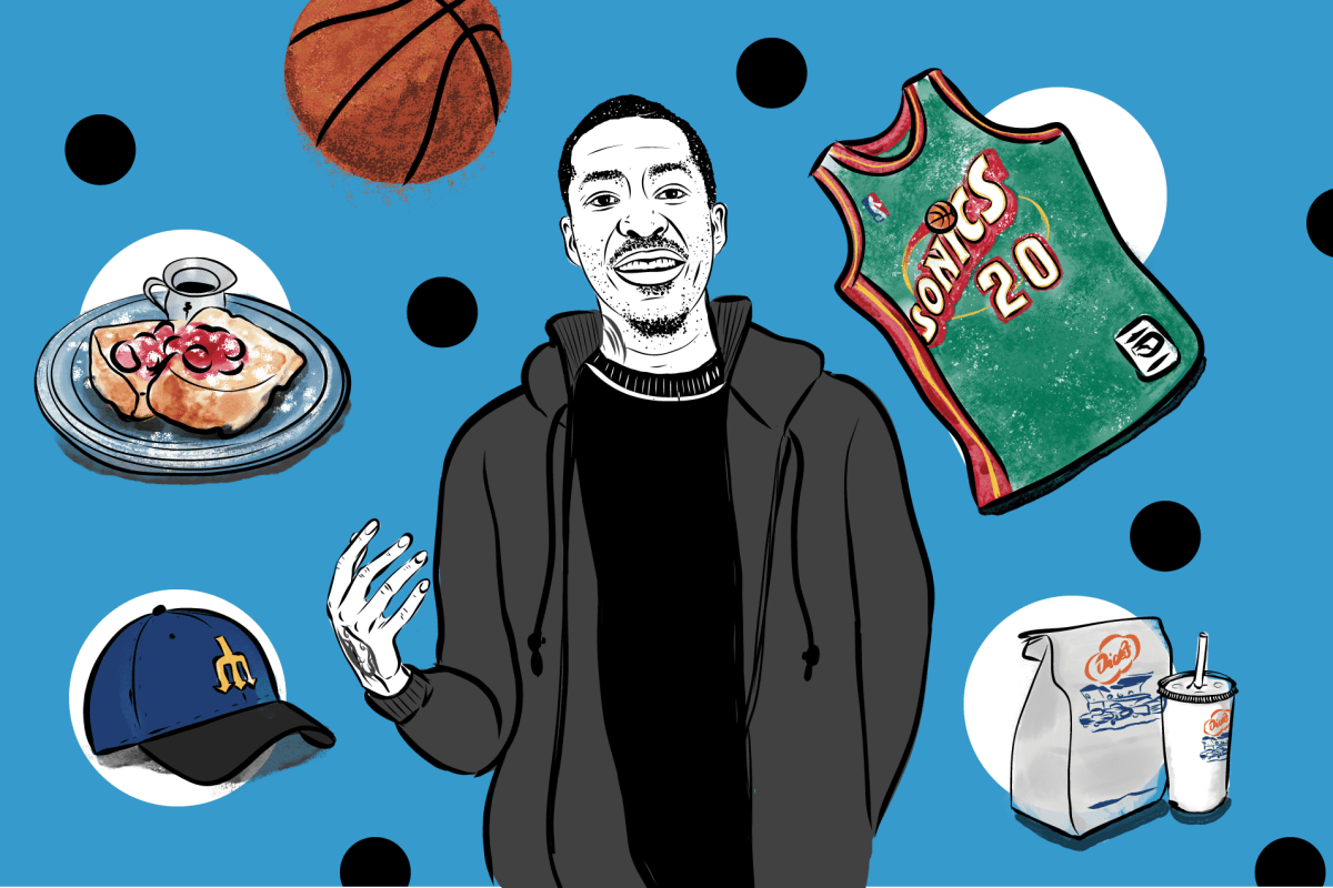 1200x800 Seattle NBA Basketball Legend Jamal