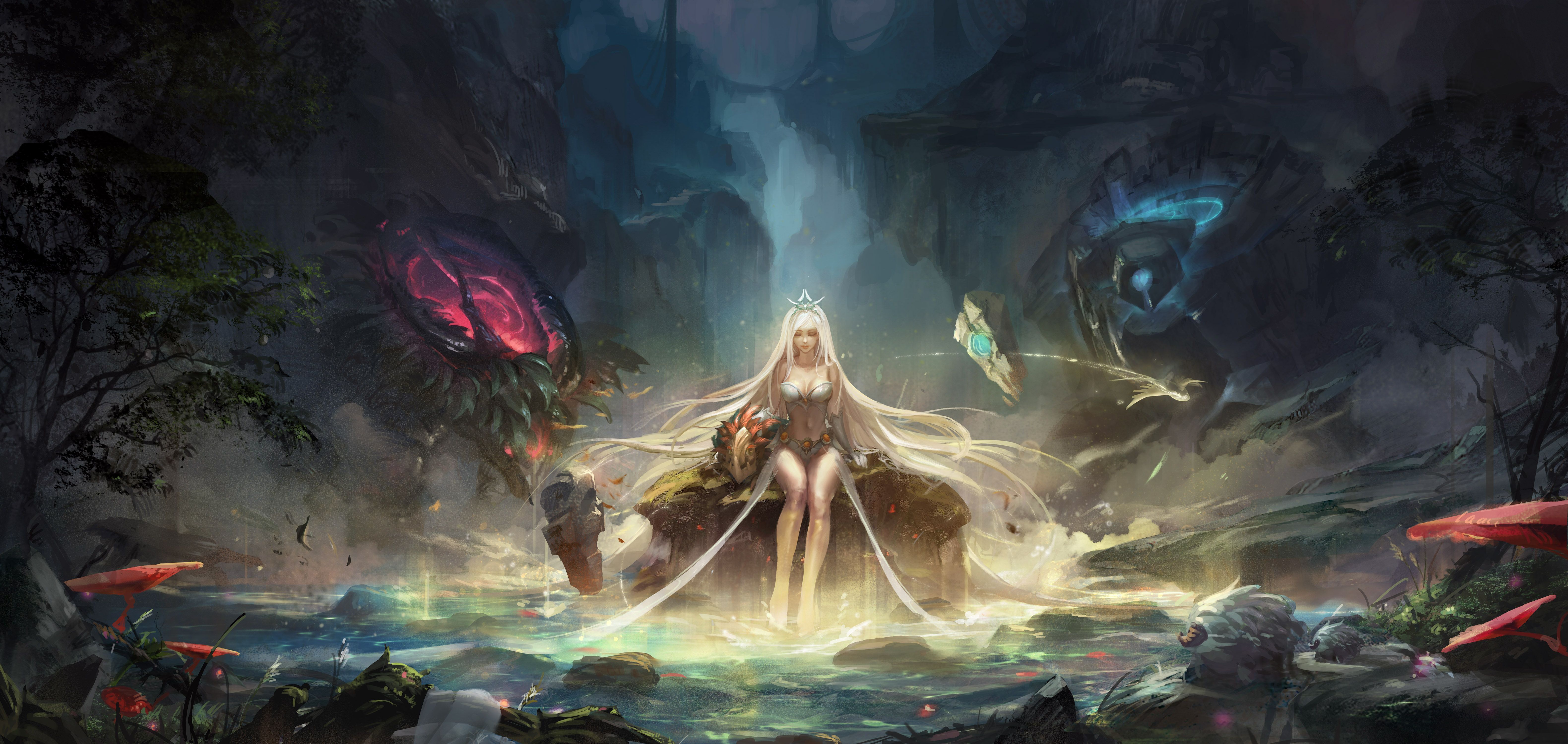 6321x3000 league of legends champion Janna