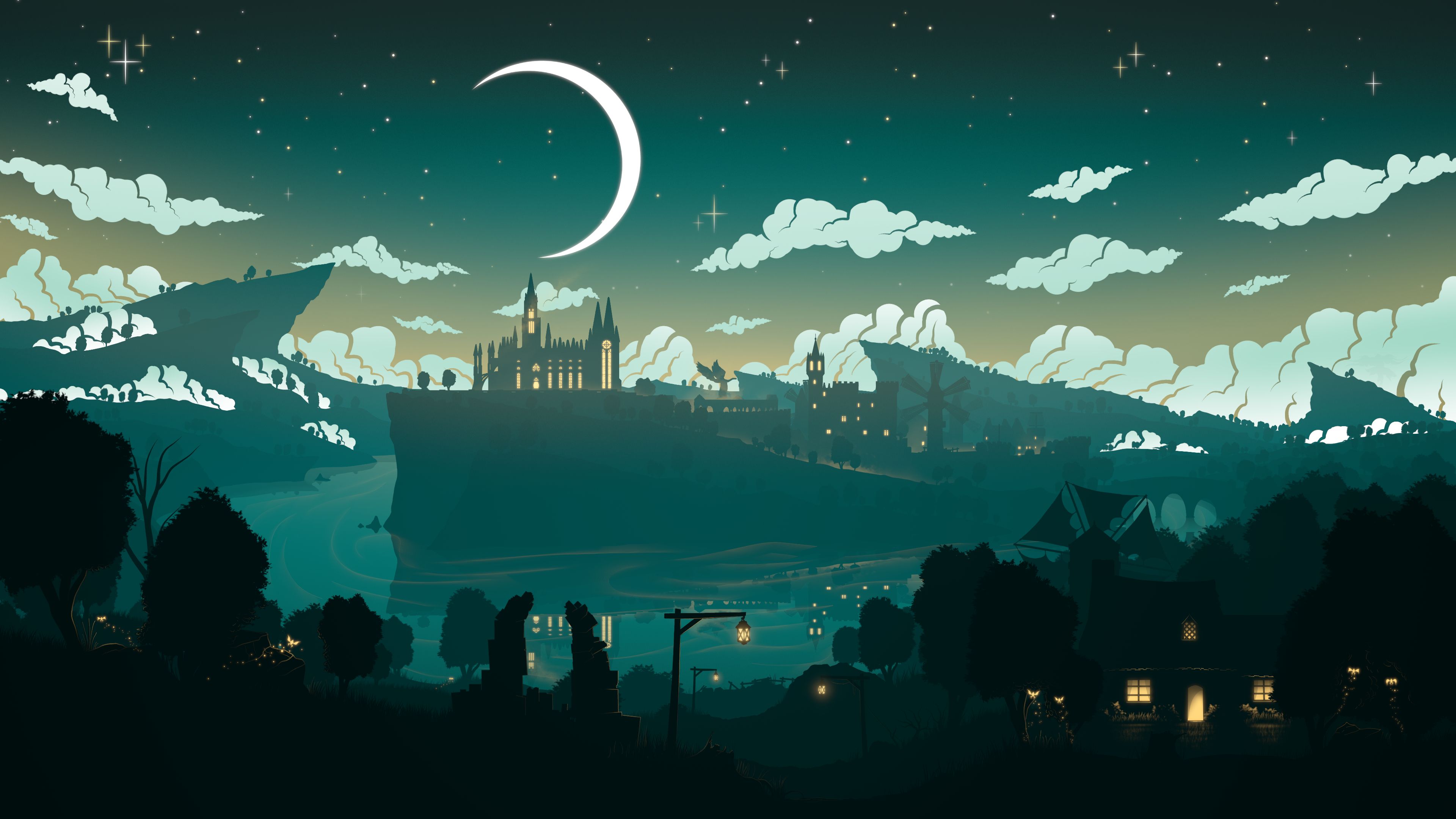 3840x2160 Mondstadt (Genshin Impact) wallpaper