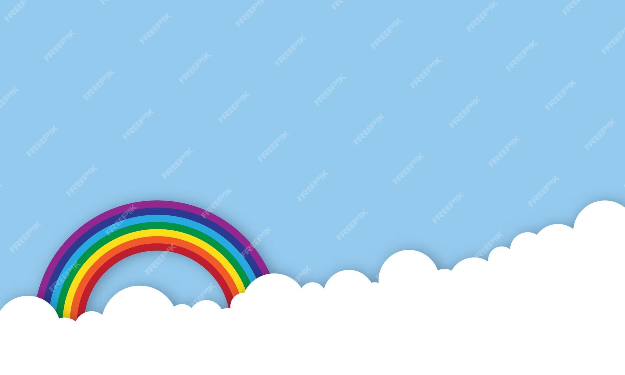 2000x1200 Premium Vector. Abstract colorful sky