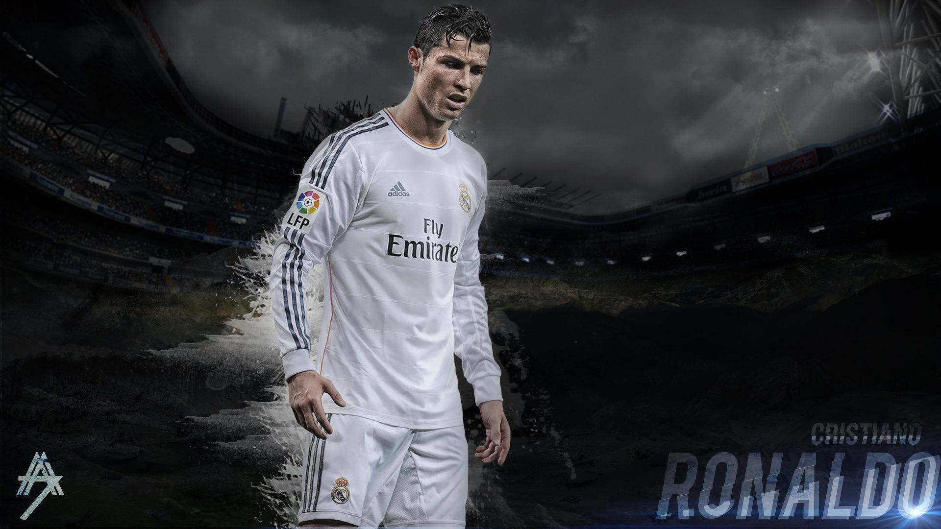 1920x1080 + Cr7 3D Wallpaper Full HD, 4K