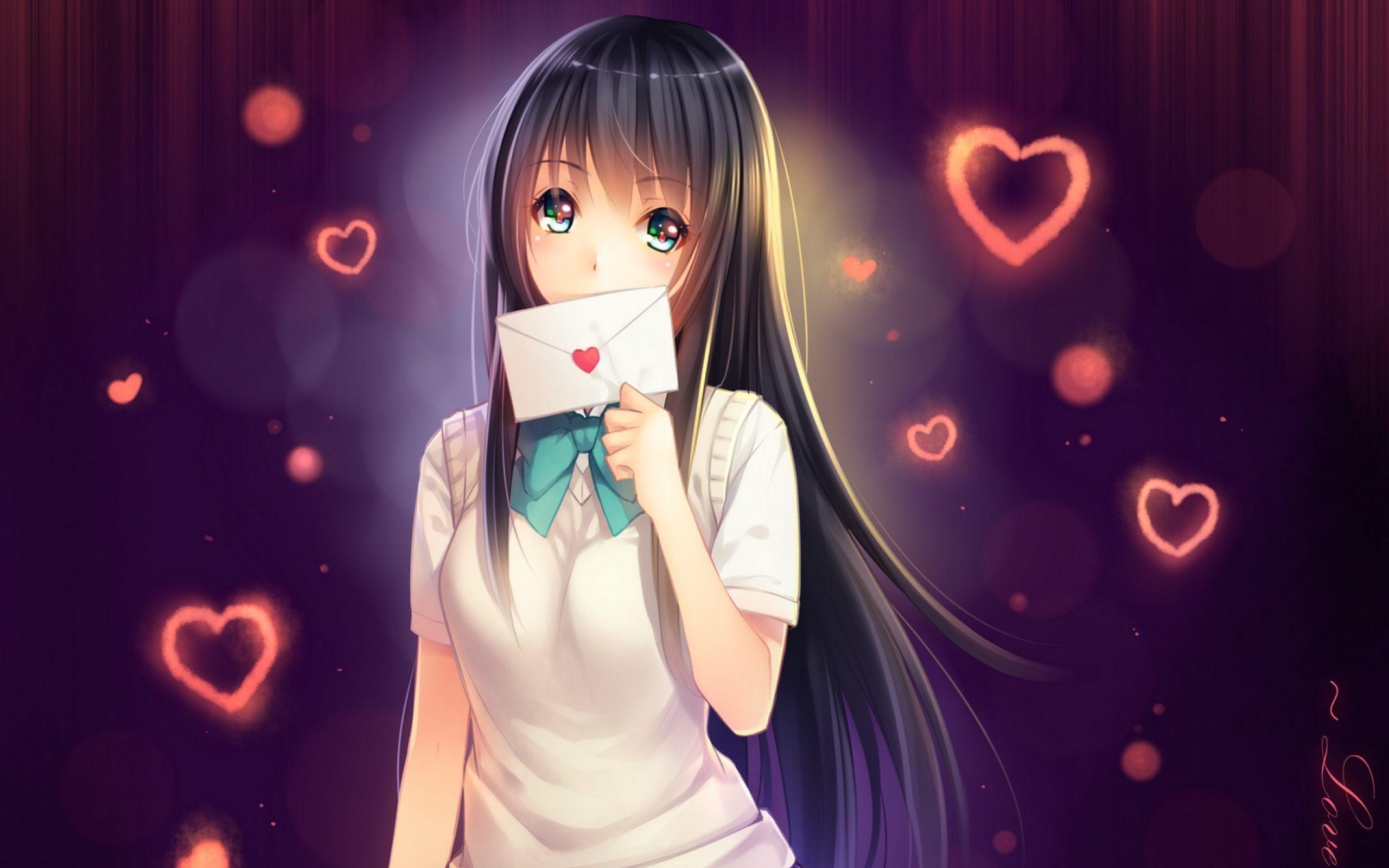 Cute Anime Love Wallpapers Top Free Cute Anime Love Backgrounds Wallpaperaccess