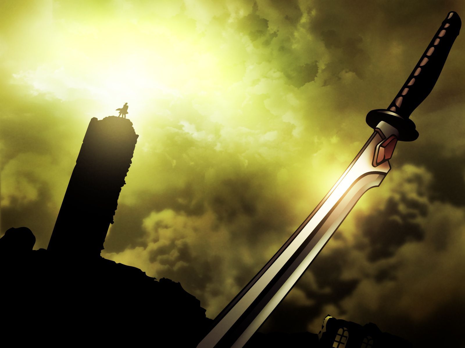 1600x1200 image Swords Warriors Fantasy