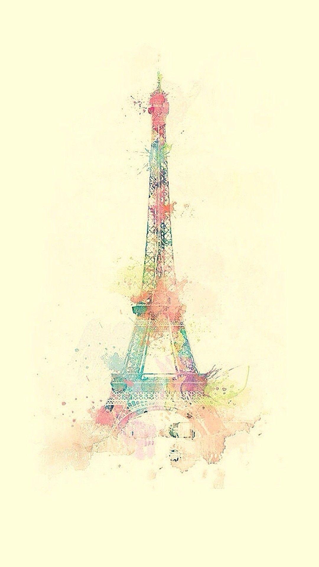 1080x1920 Cute Paris Wallpaper