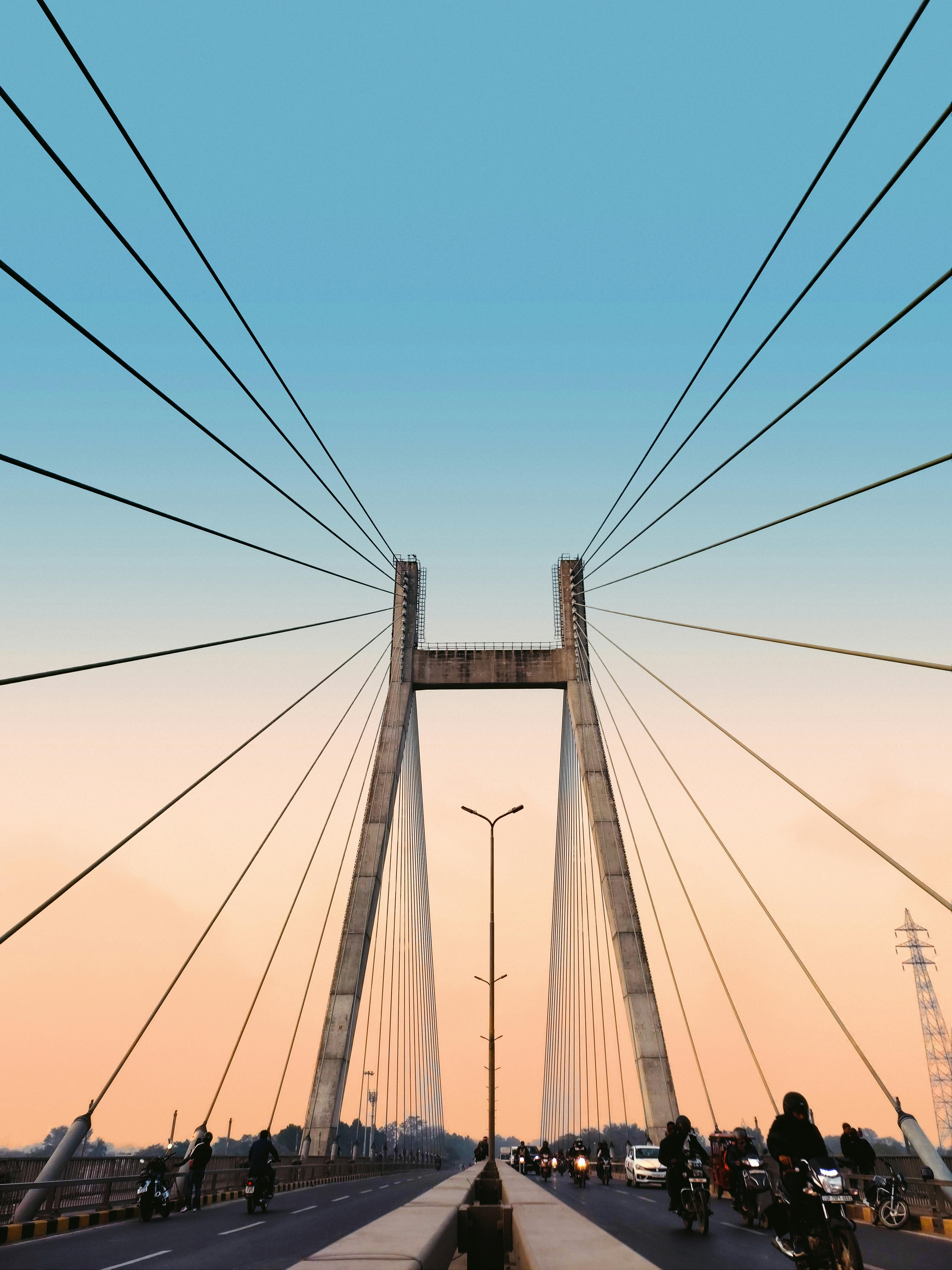 6144x8192 Yamuna Bridge in Allahabad India
